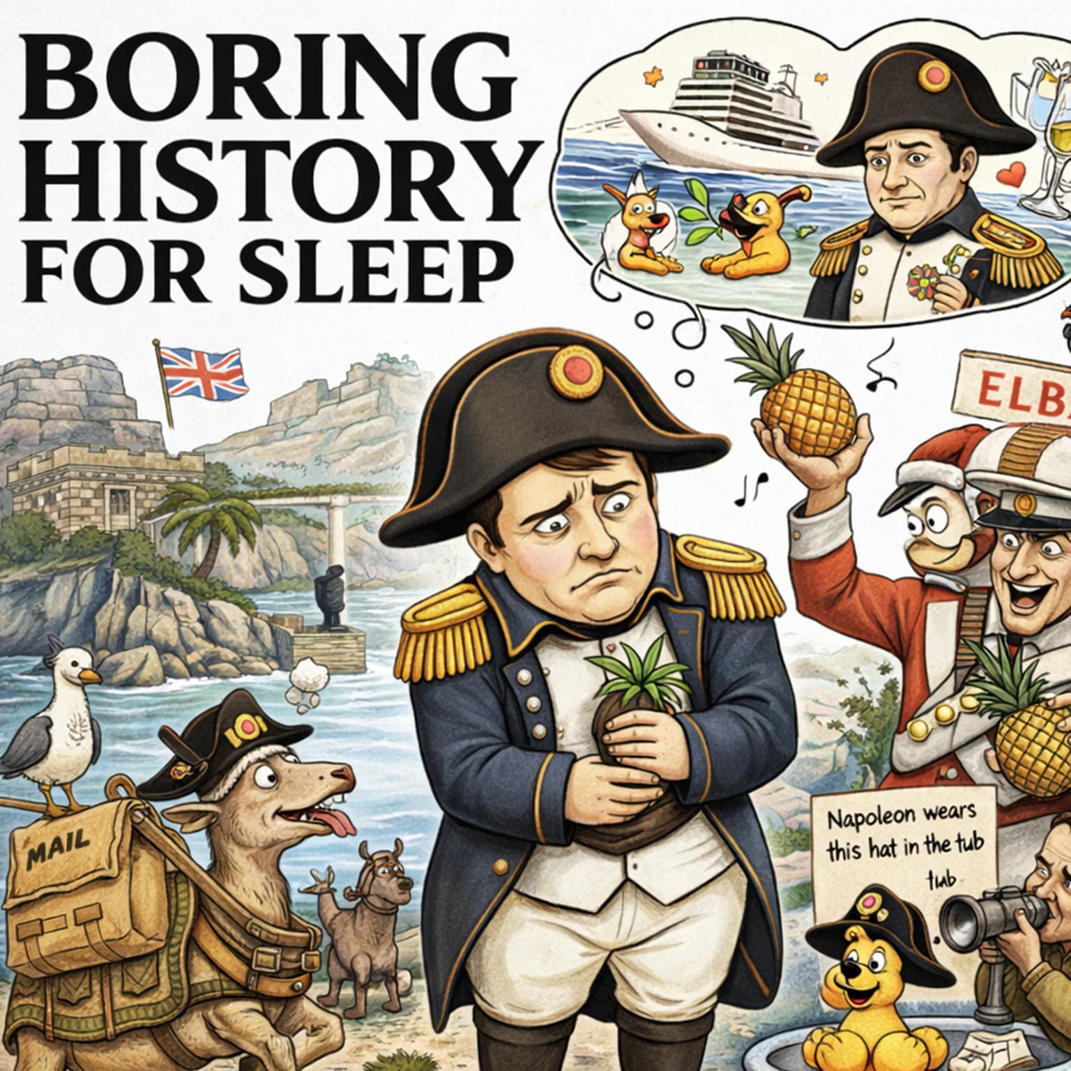 The Island Where Napoleon Was Sent to Die: Quieter Than Exile 🌊 | Boring History for Sleep artwork