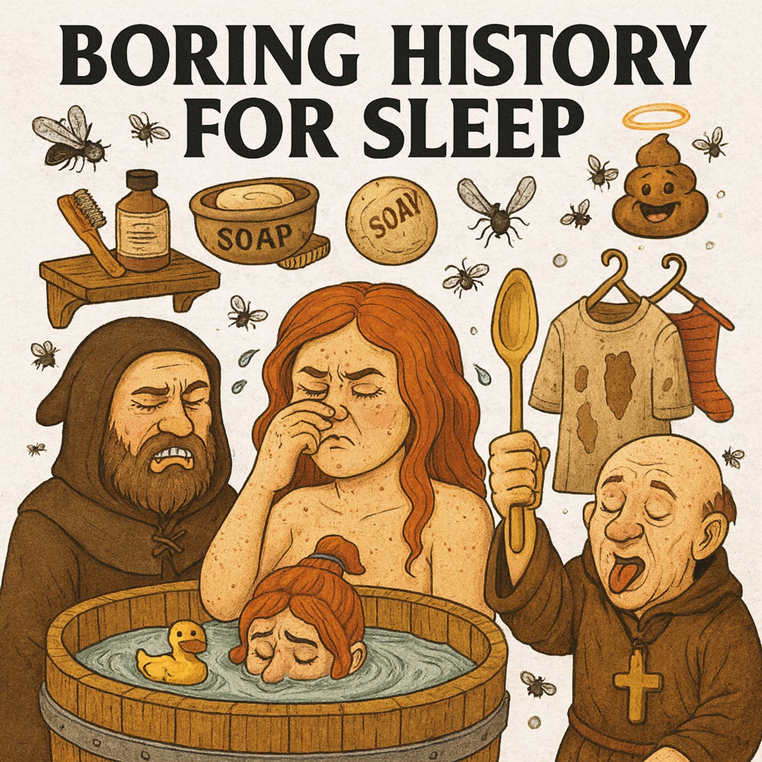 Boring History For Sleep | Medieval Hygiene: Dirt, Disease & Bad Ideas 🧼⚰️ artwork