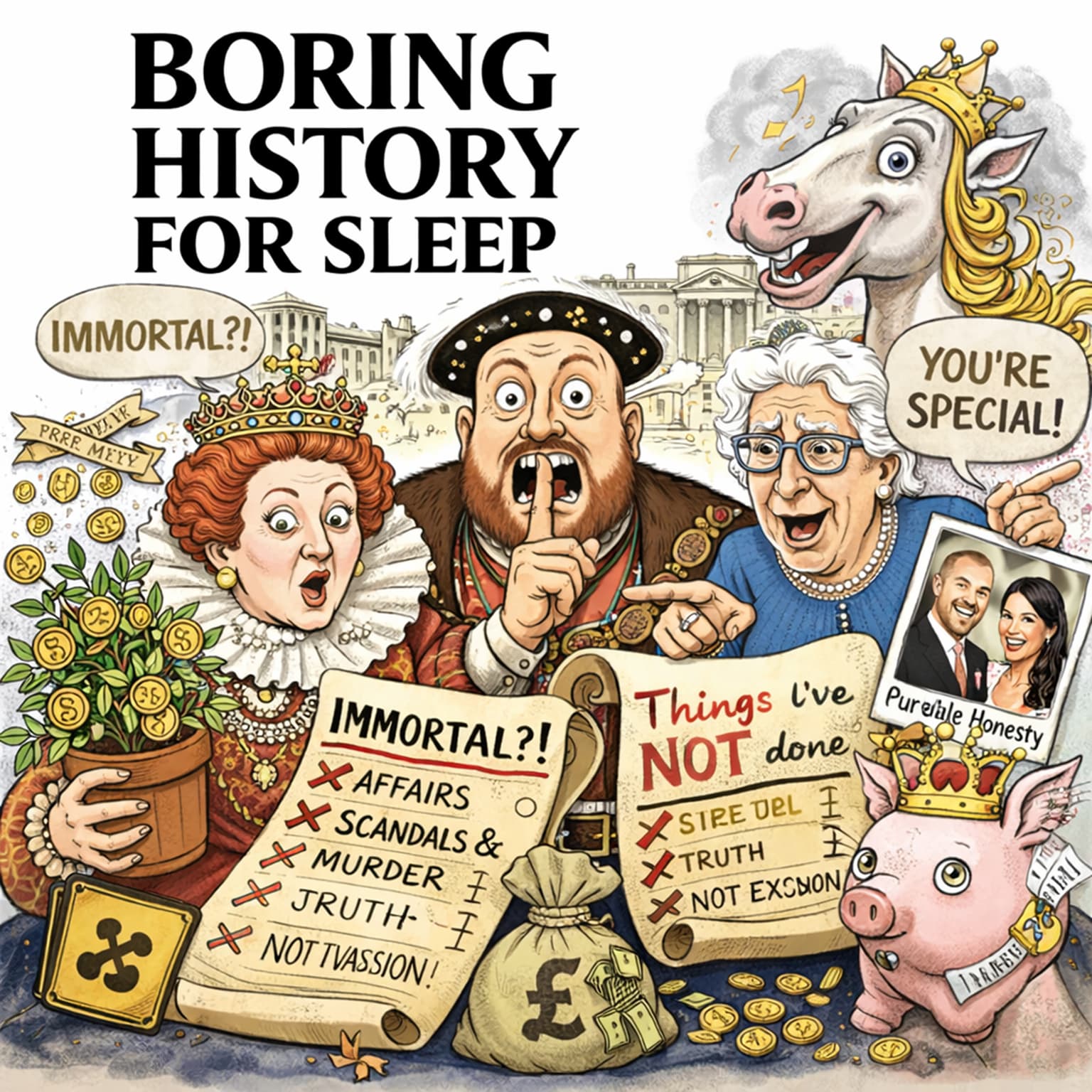 Biggest British Royal Lies: More Deceptive Than You Think 💤 | Boring History for Sleep artwork