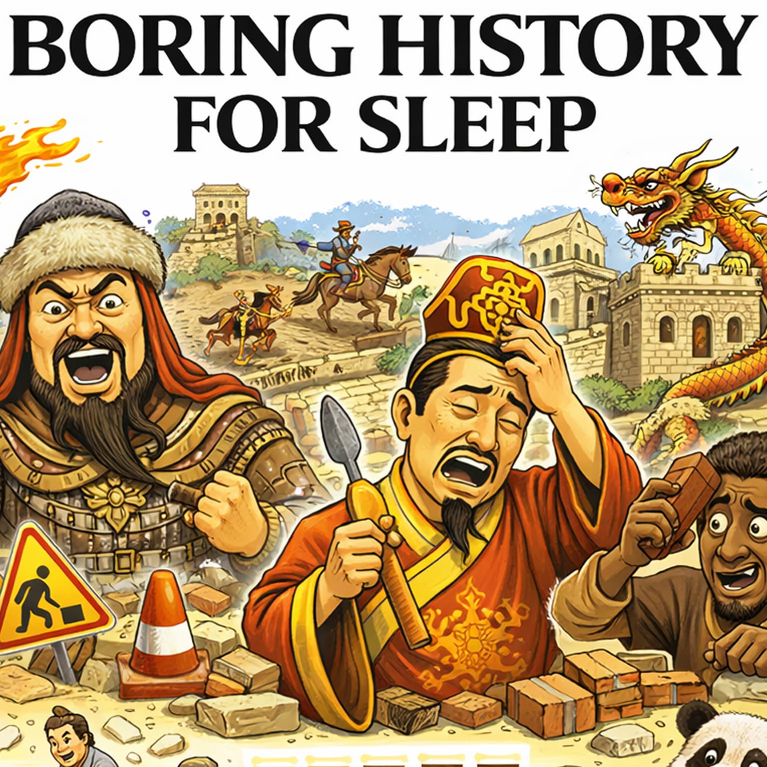 A History of the Great Wall of China: Longer Than Legends 🧱 | Boring History for Sleep artwork