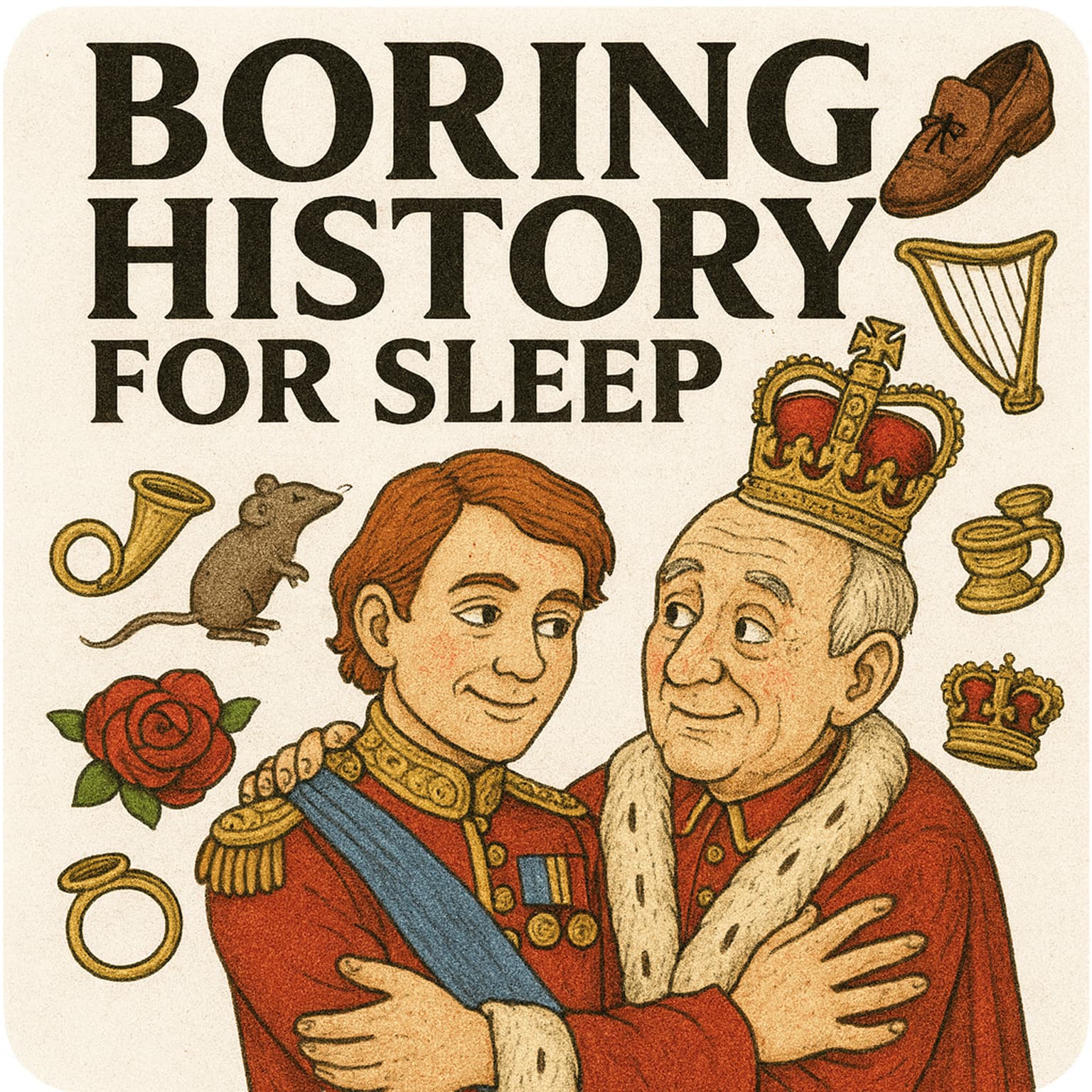 Boring History For Sleep | The Hidden LGBTQ+ Stories of British Royal History 👑🕯️ artwork
