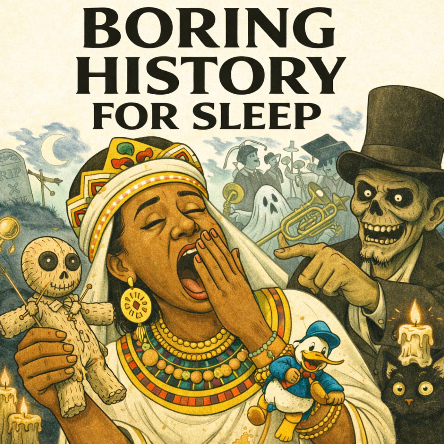 The Untold Story of Marie Laveau 🕯️🐍 | New Orleans’ Legendary Voodoo Queen | Boring History For Sleep artwork