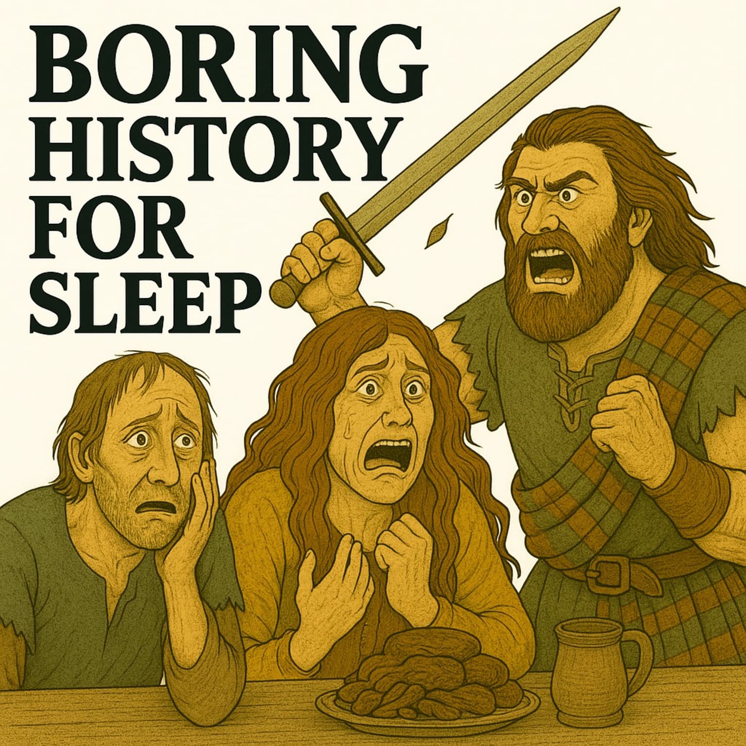 Medieval Scotland was too BRUTAL to survive even a single day Boring history for sleep artwork
