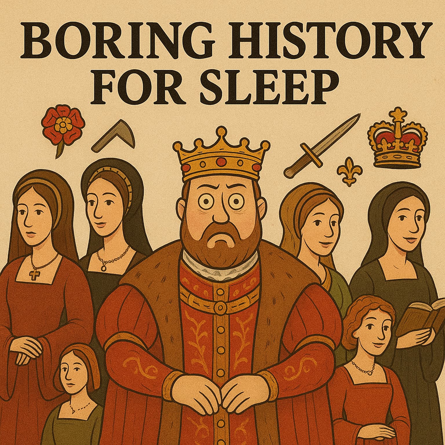The Six Wives of Henry VIII | Boring History for Sleep artwork