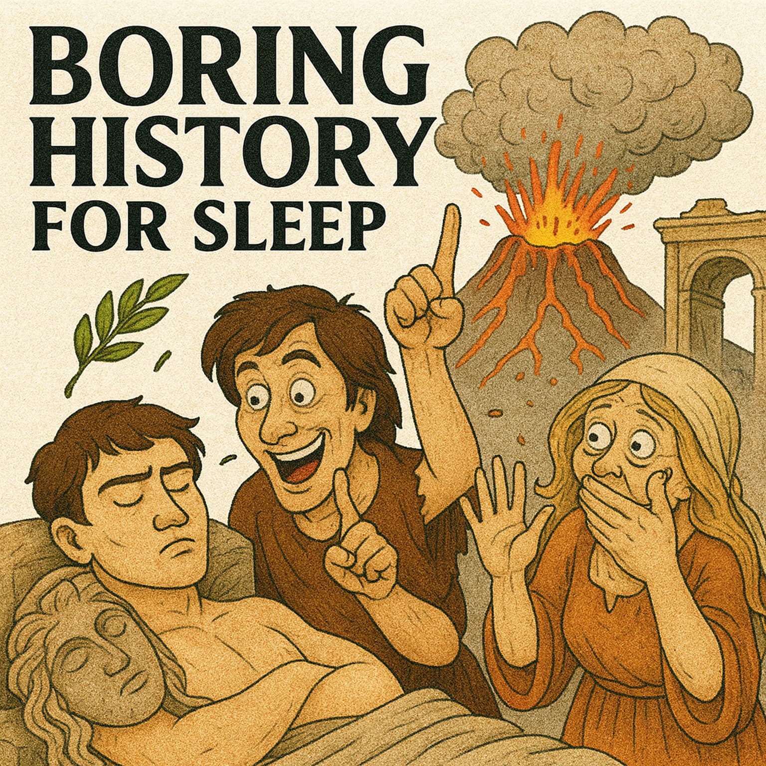 Boring History For Sleep | Pompeii: When an Entire City Became a Memory 💀🔥 artwork