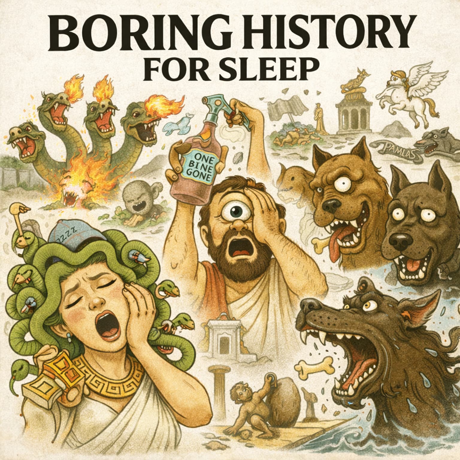 The Most Terrifying Monsters in Greek Mythology 🐍 | Boring History for Sleep artwork