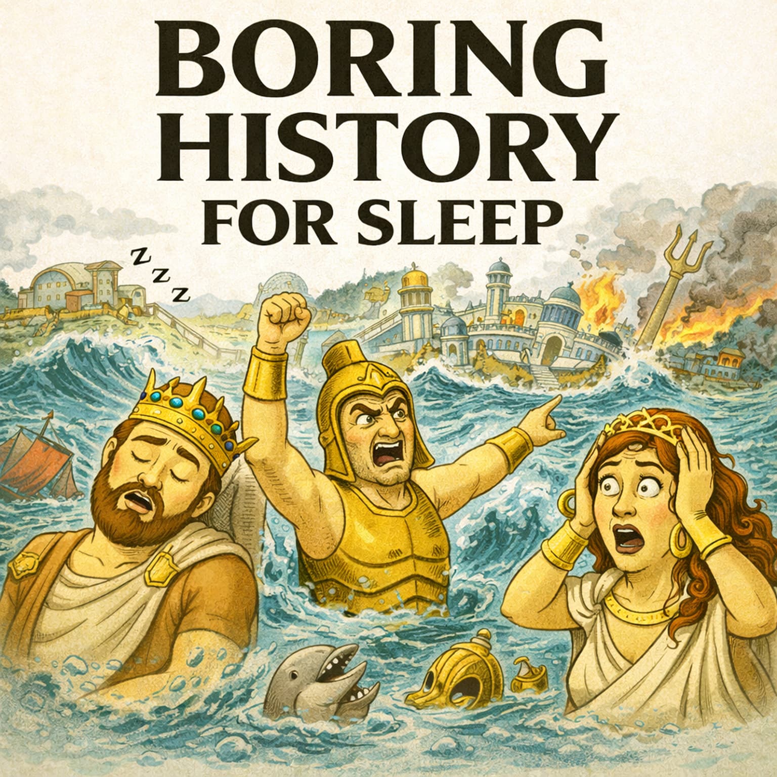 Fall Asleep to the Entire Story of Atlantis 🌊 | Boring History for Sleep artwork