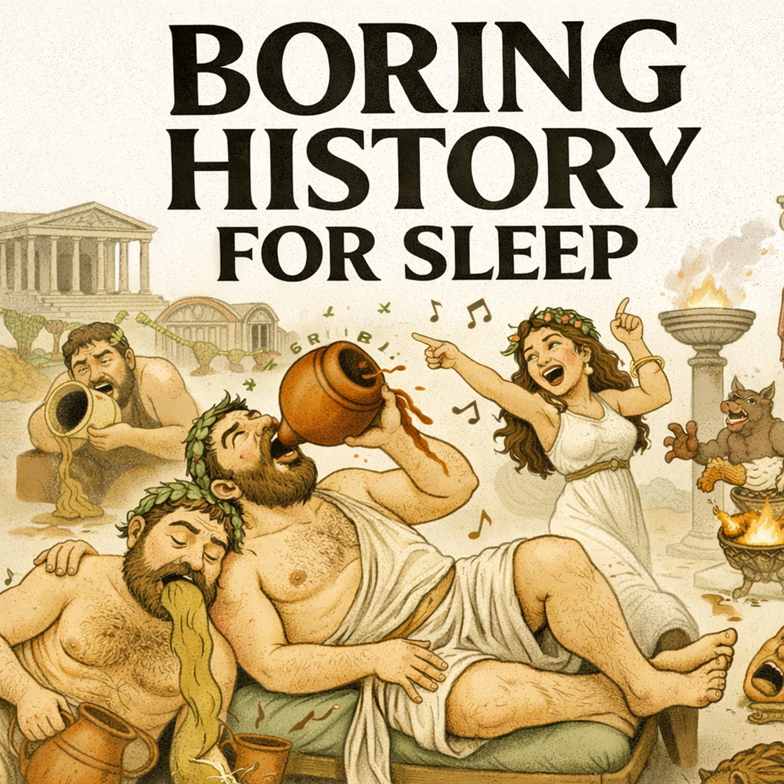 What Parties in Ancient Greece Were Actually Like — and More 🍷 | Boring History for Sleep artwork