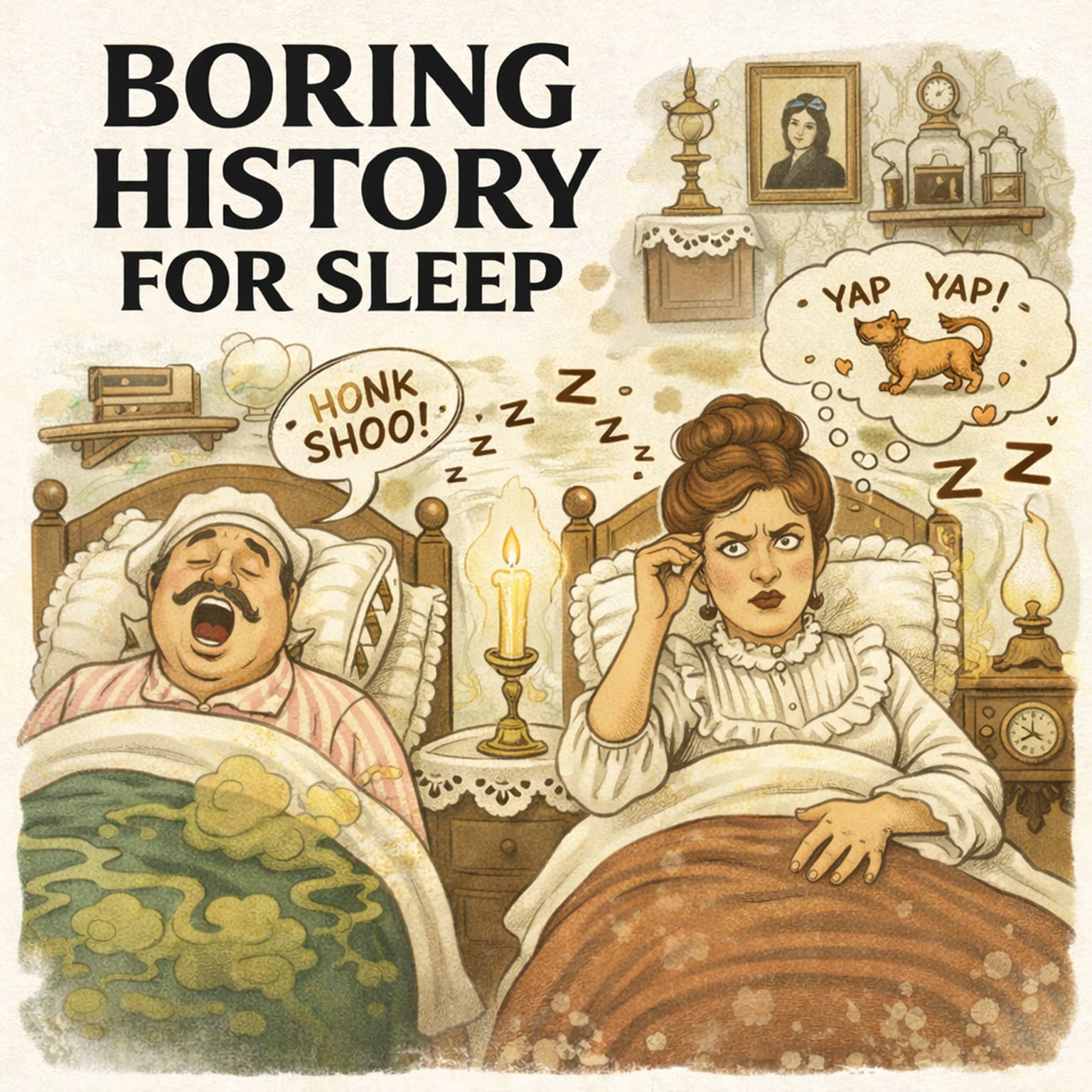 Why Victorian Women Slept in Separate Beds — Even From Their Husbands 🛏️ | Boring History for Sleep artwork
