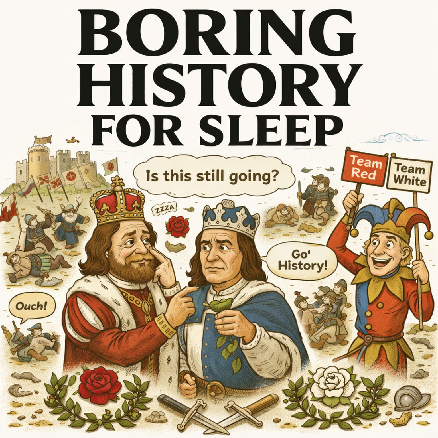 The Complete History of the Wars of the Roses 🌹 | Boring History for Sleep artwork