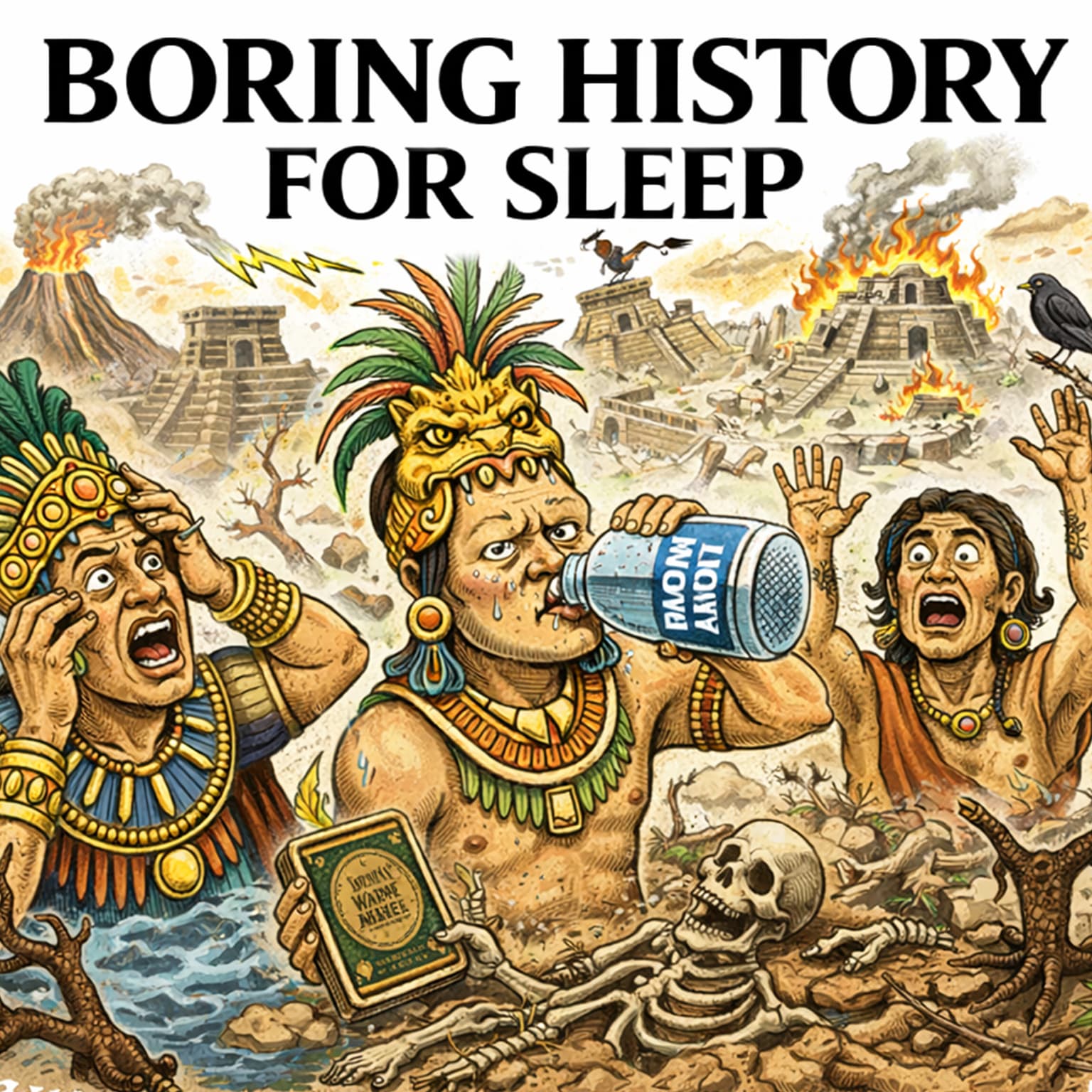 The Great Maya Collapse: What Really Happened 🌿 | Boring History for Sleep artwork