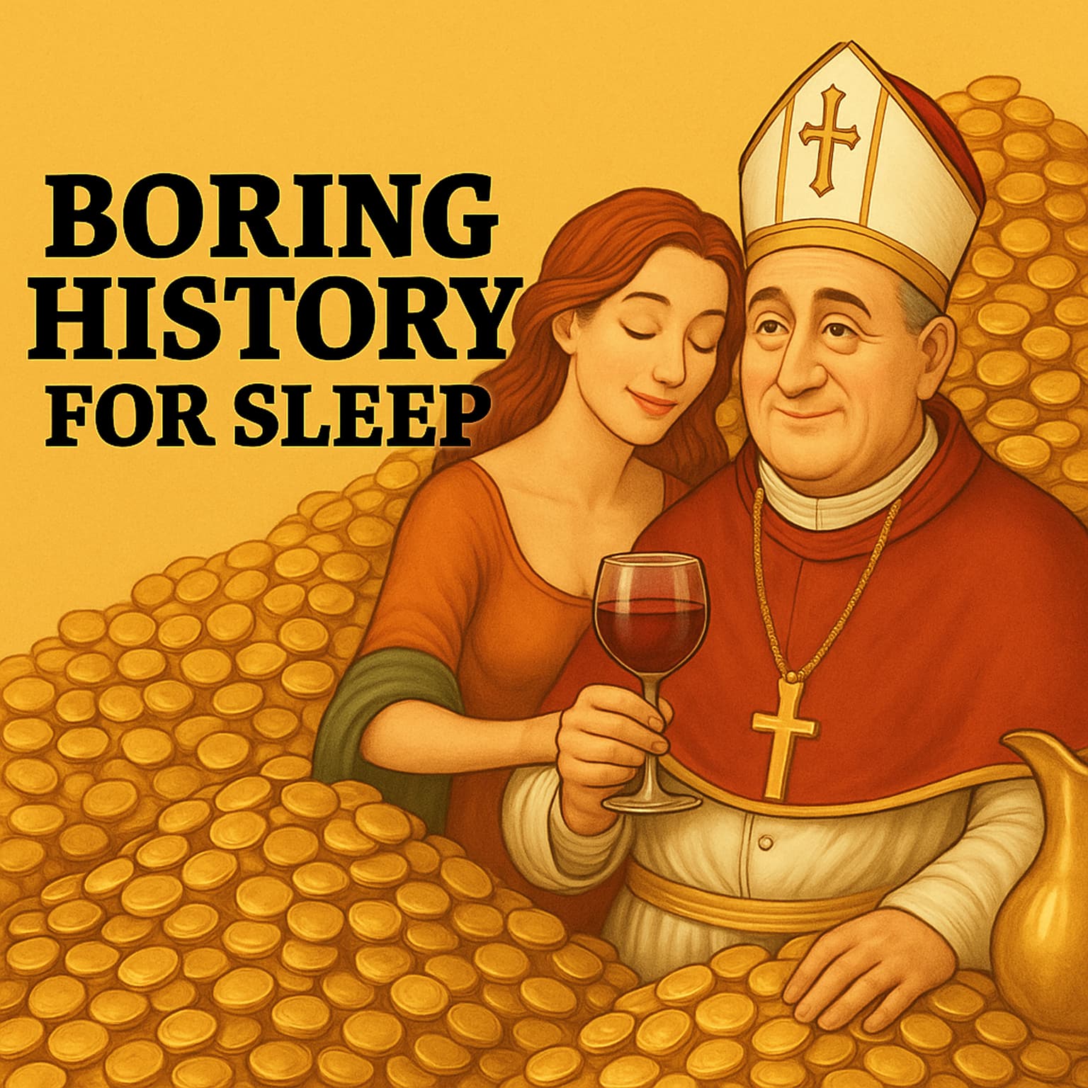 The SCANDALOUS Popes of the Middle Ages | Boring History for Sleep artwork