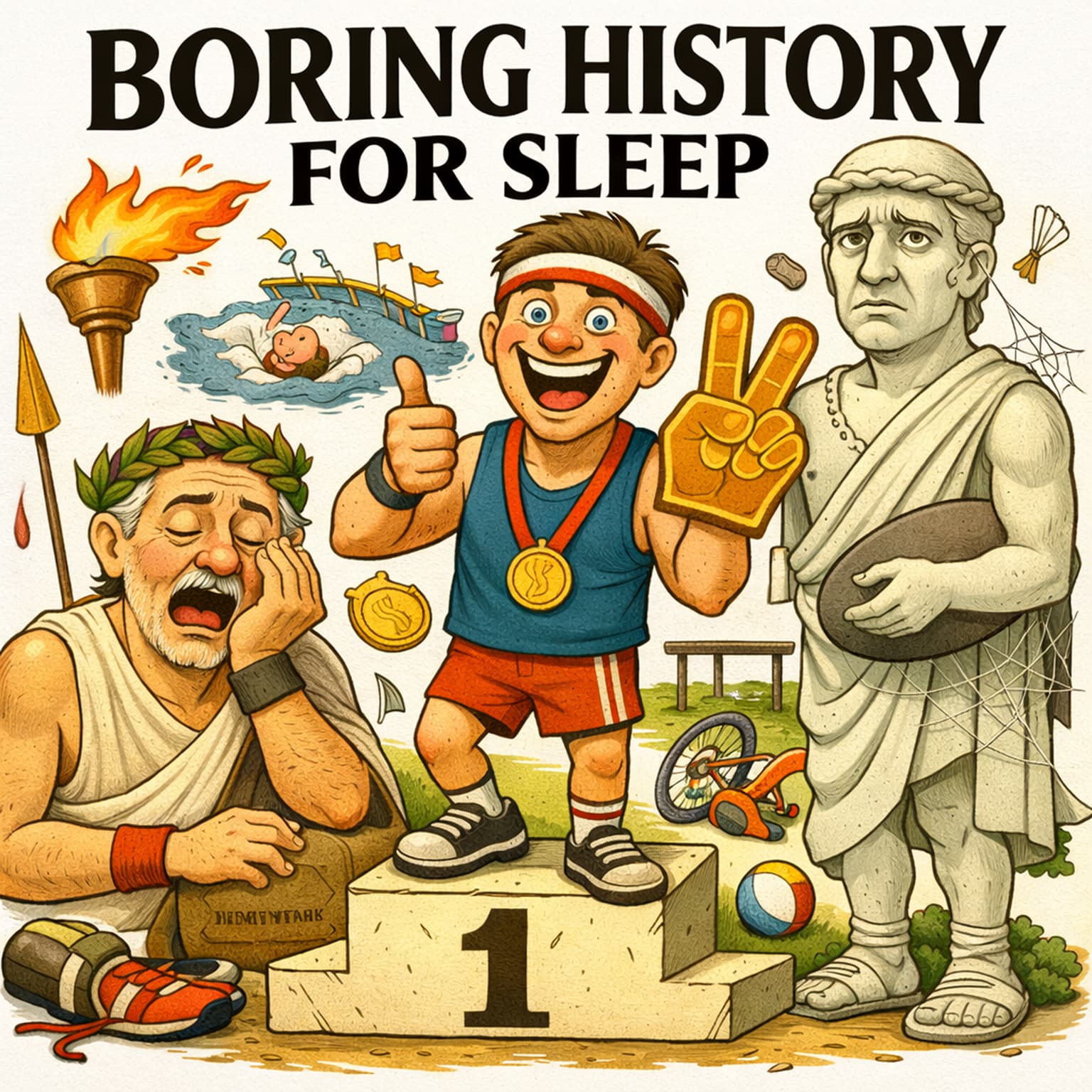 The Sleepy History of the Summer Olympics — From Ancient Games to Global Spectacle 🏅 | Boring History for Sleep artwork