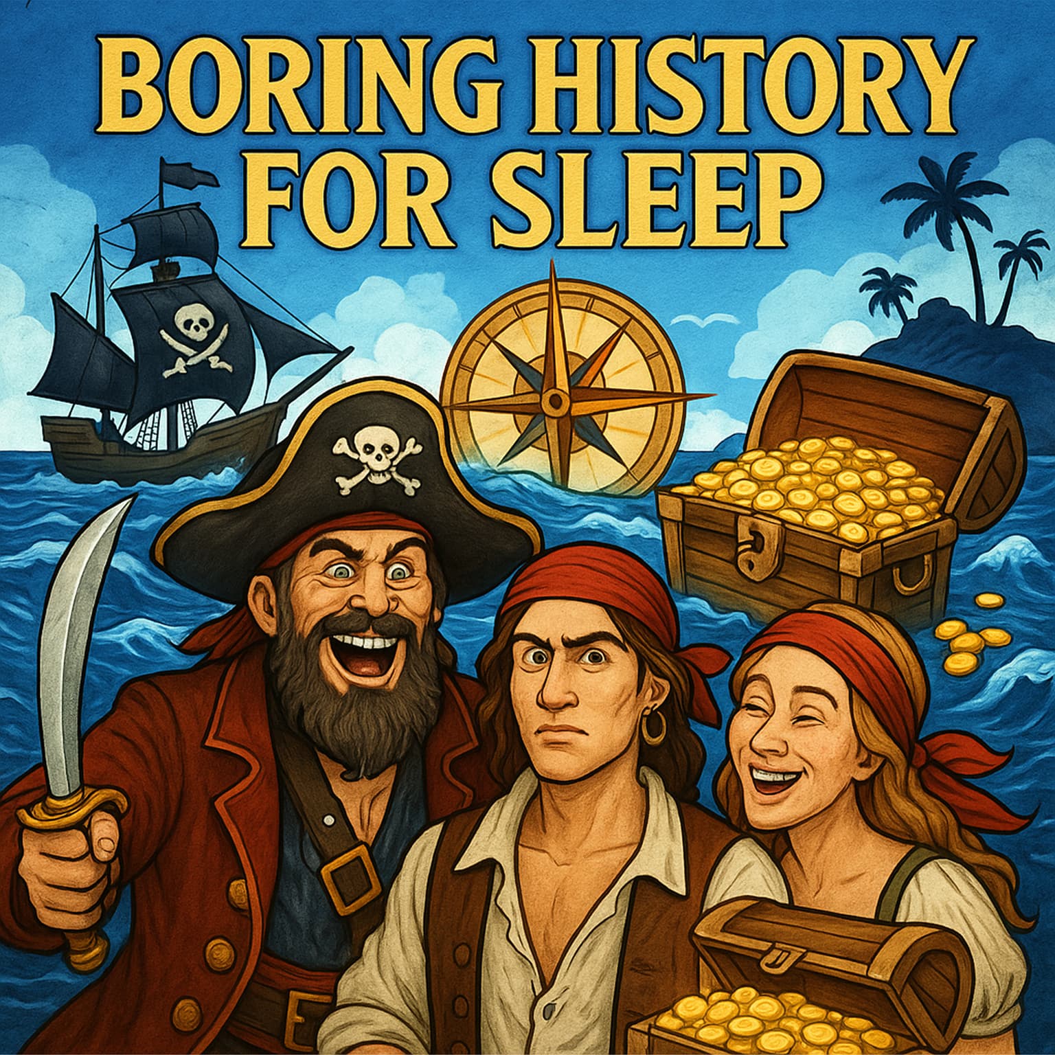 ENTIRE HISTORY of Golden Age of Piracy | Boring History for Sleep artwork