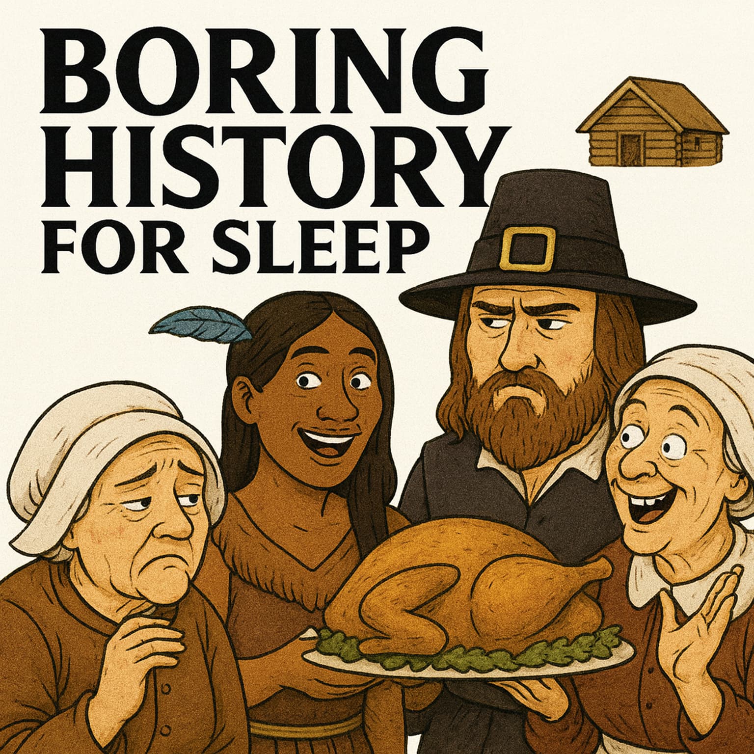 Boring History For Sleep | Pilgrims and Thanksgiving 🦃🍂 (The Real Story Behind the Feast) artwork