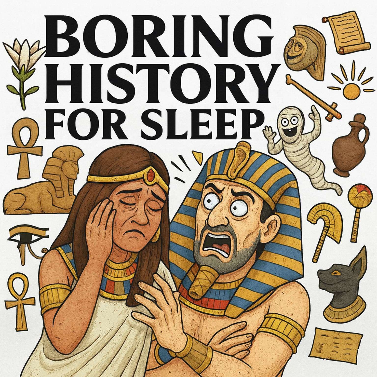 Why Ancient Egypt Slowly Fell Apart 🏺😴 | Boring History For Sleep artwork