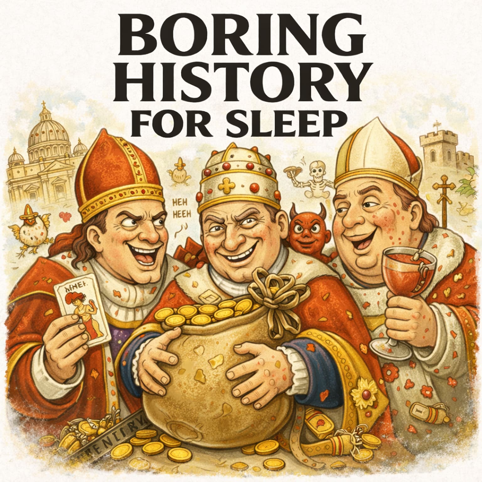The Most Corrupt Popes in History — Power, Faith, and Control ⛪ | Boring History for Sleep artwork