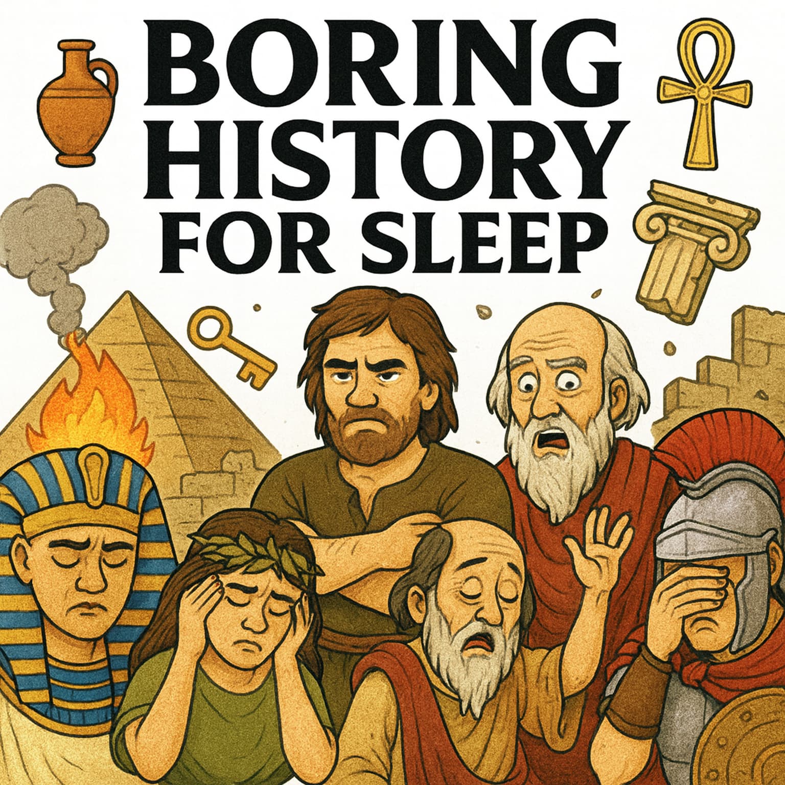 Boring History For Sleep | Why So Many Ancient Civilizations Suddenly Collapsed 🌑🏺 artwork