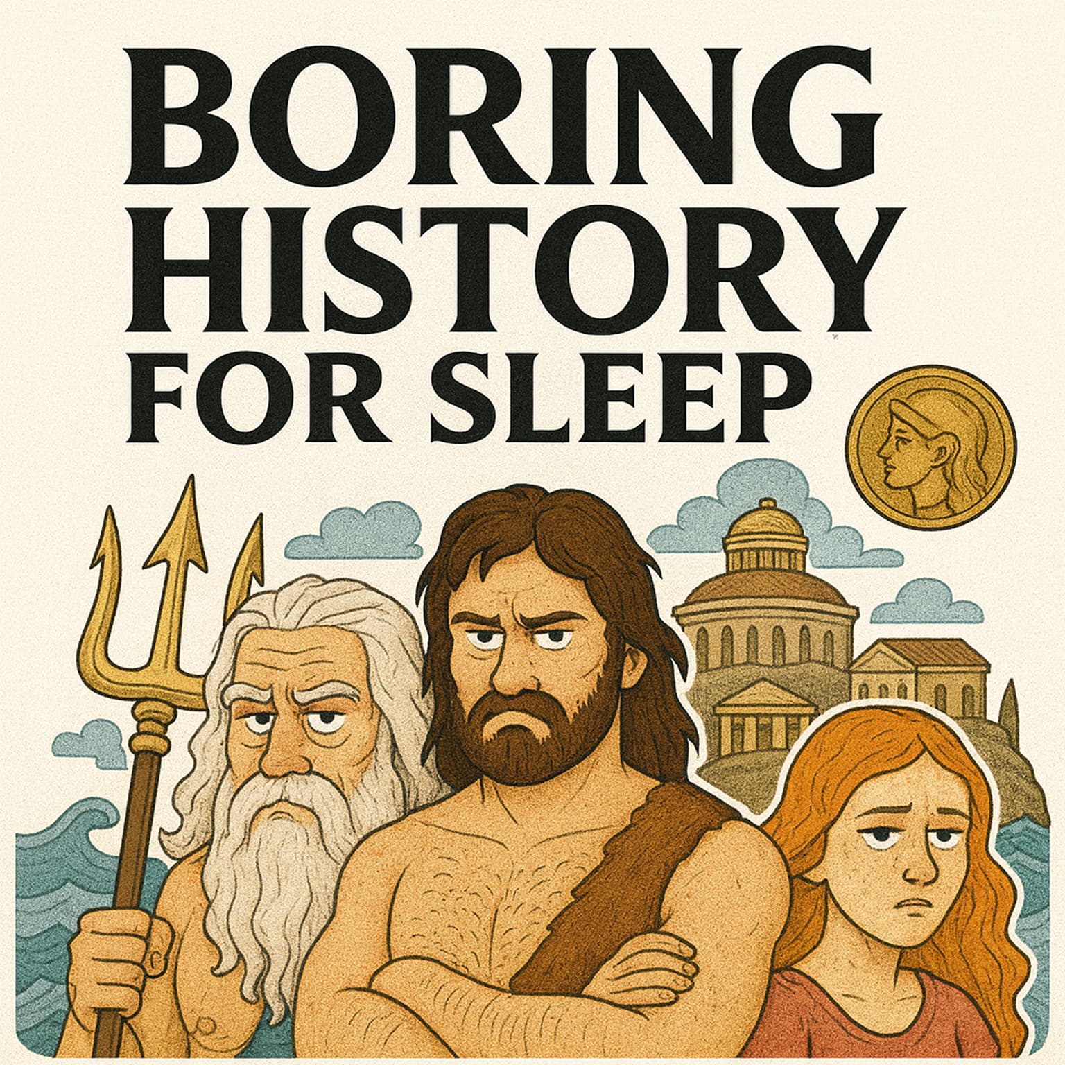 Bedtime Sleep Stories | 🔥 The Myth of Atlantis 🌊 | Greek Mythology artwork