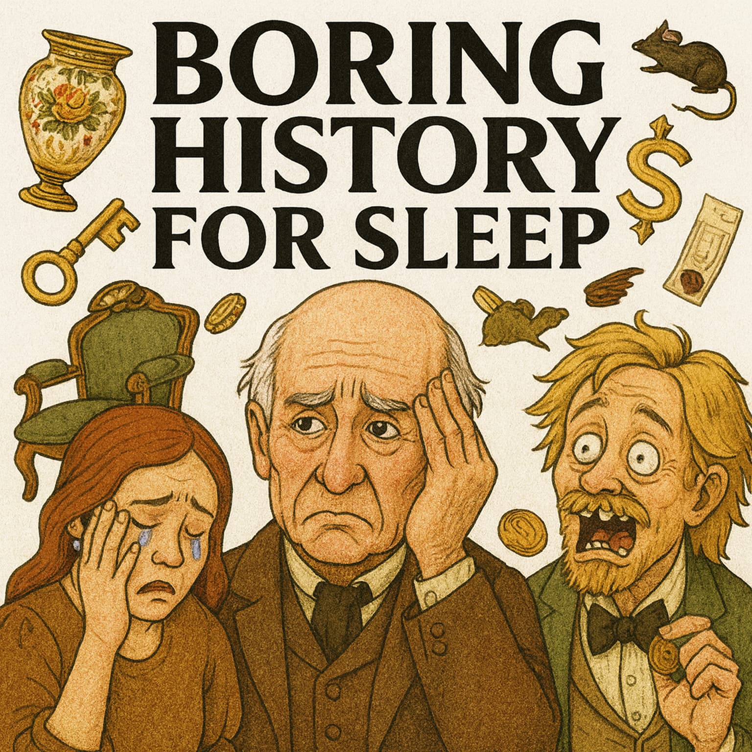 Boring History For Sleep | How the Vanderbilts Built — and Lost — an American Empire 💰🏛️ artwork