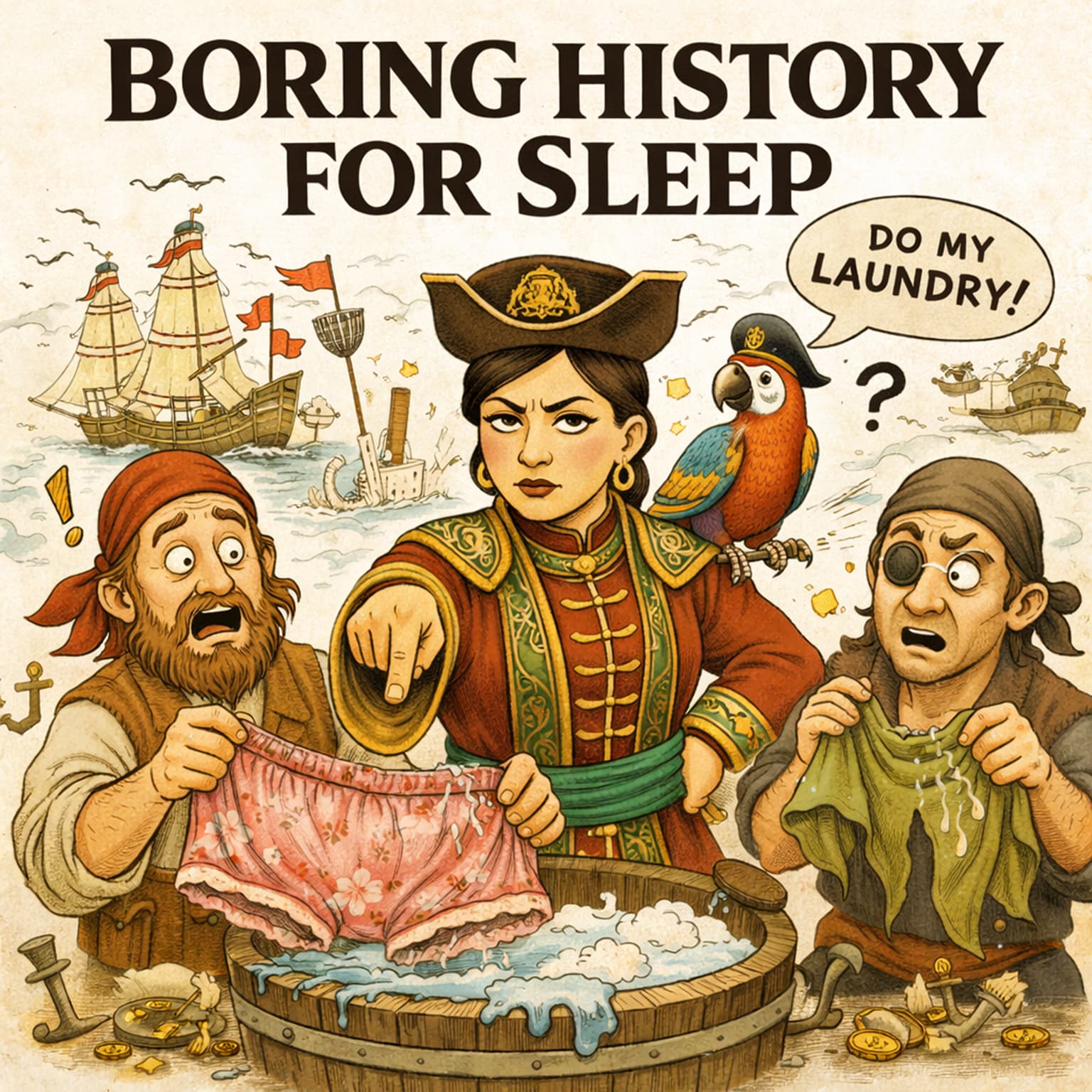 Zheng Yi Sao — The Most Powerful Pirate in History ⚓ | Boring History for Sleep artwork