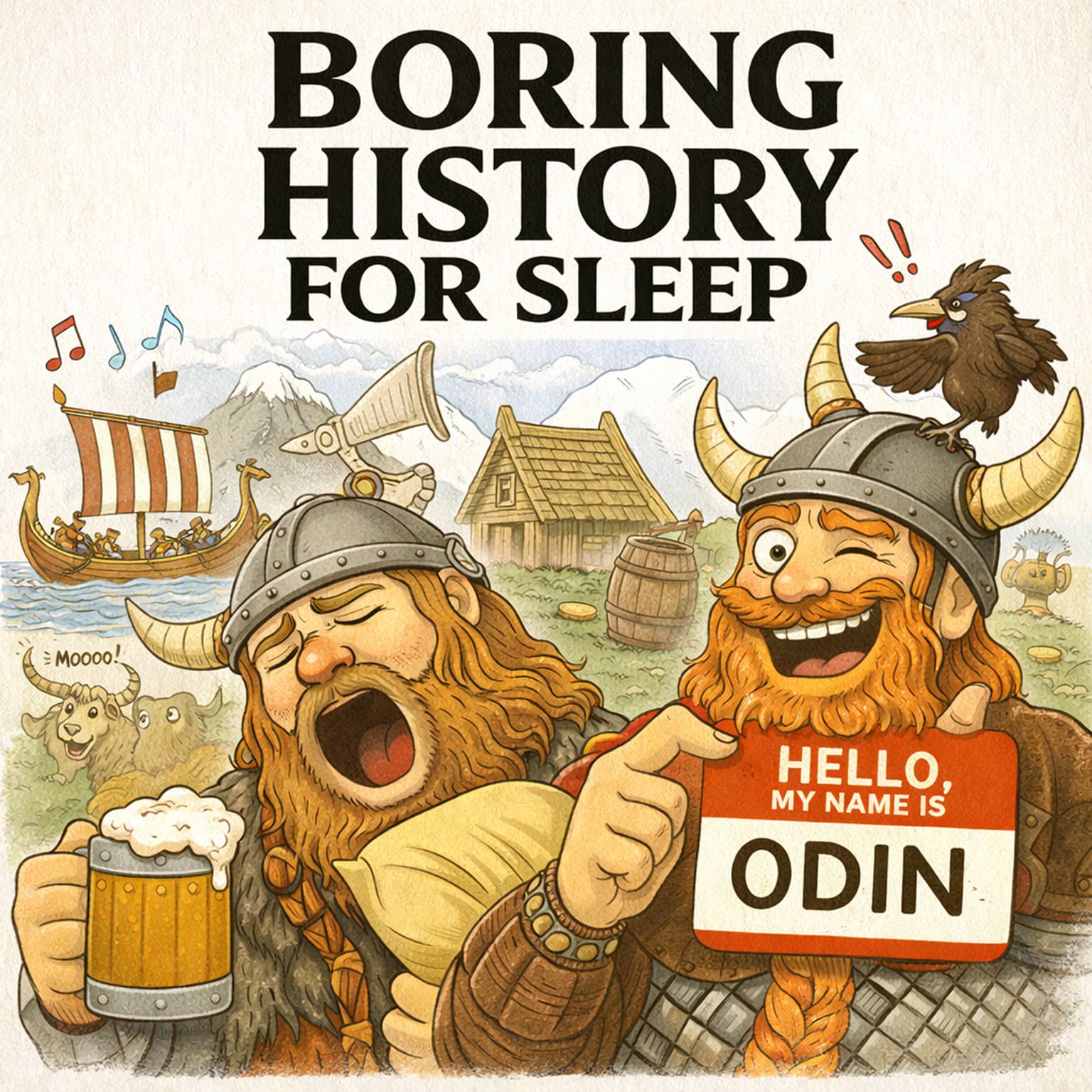 4 Hours of Viking Facts to Fall Asleep To — Life, Myths, and Conquests ⚔️ | Boring History for Sleep artwork