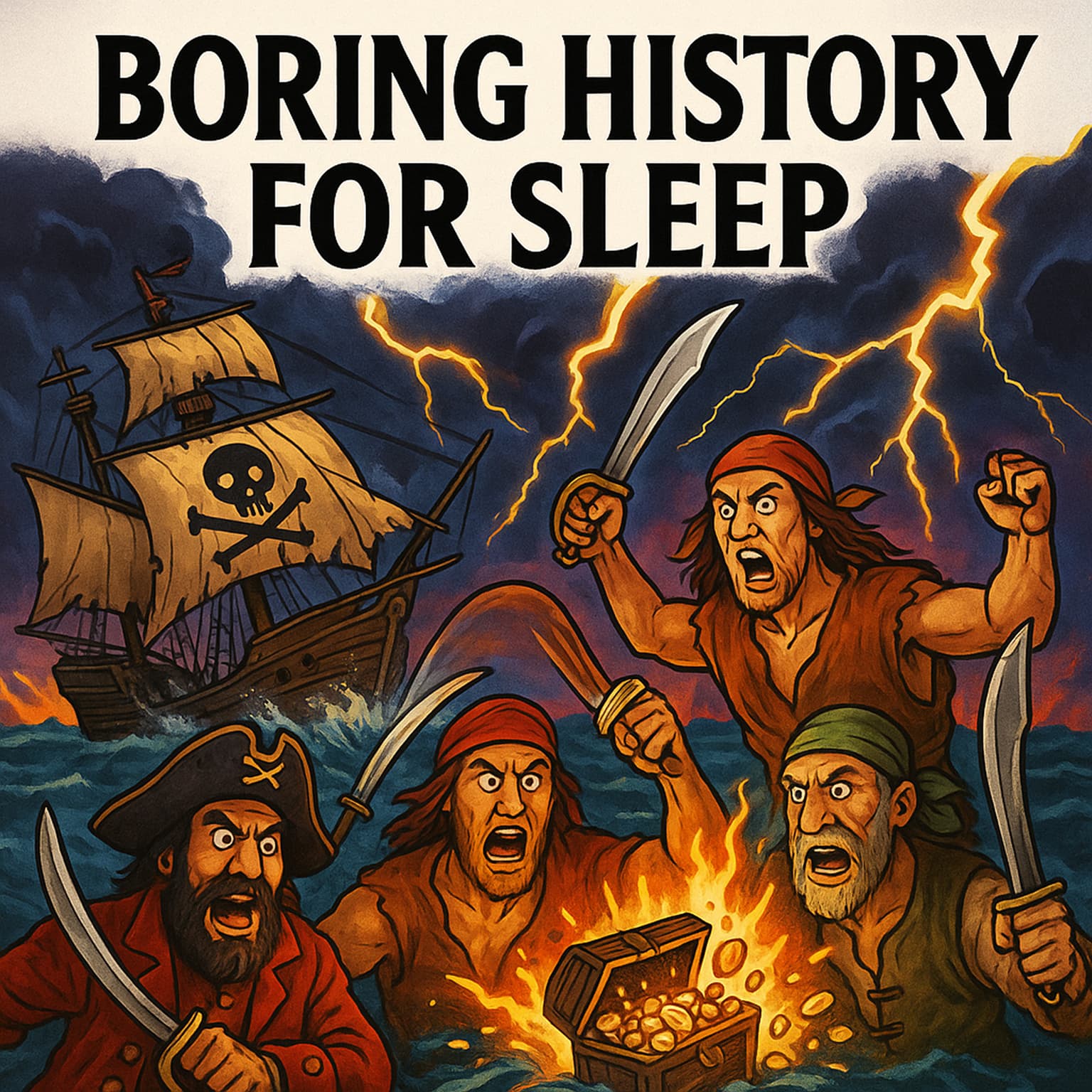 Pirate Ships Were No Paradise: The Dark Truth | Boring History for Sleep artwork
