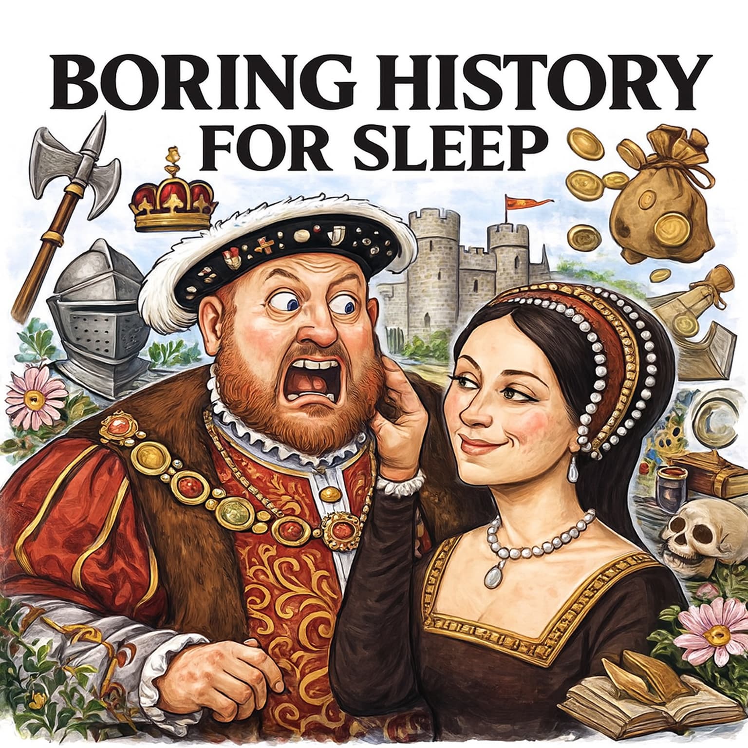Boring History For Sleep | Love, Power & Execution: Henry VIII and Anne Boleyn 💔🪓 artwork