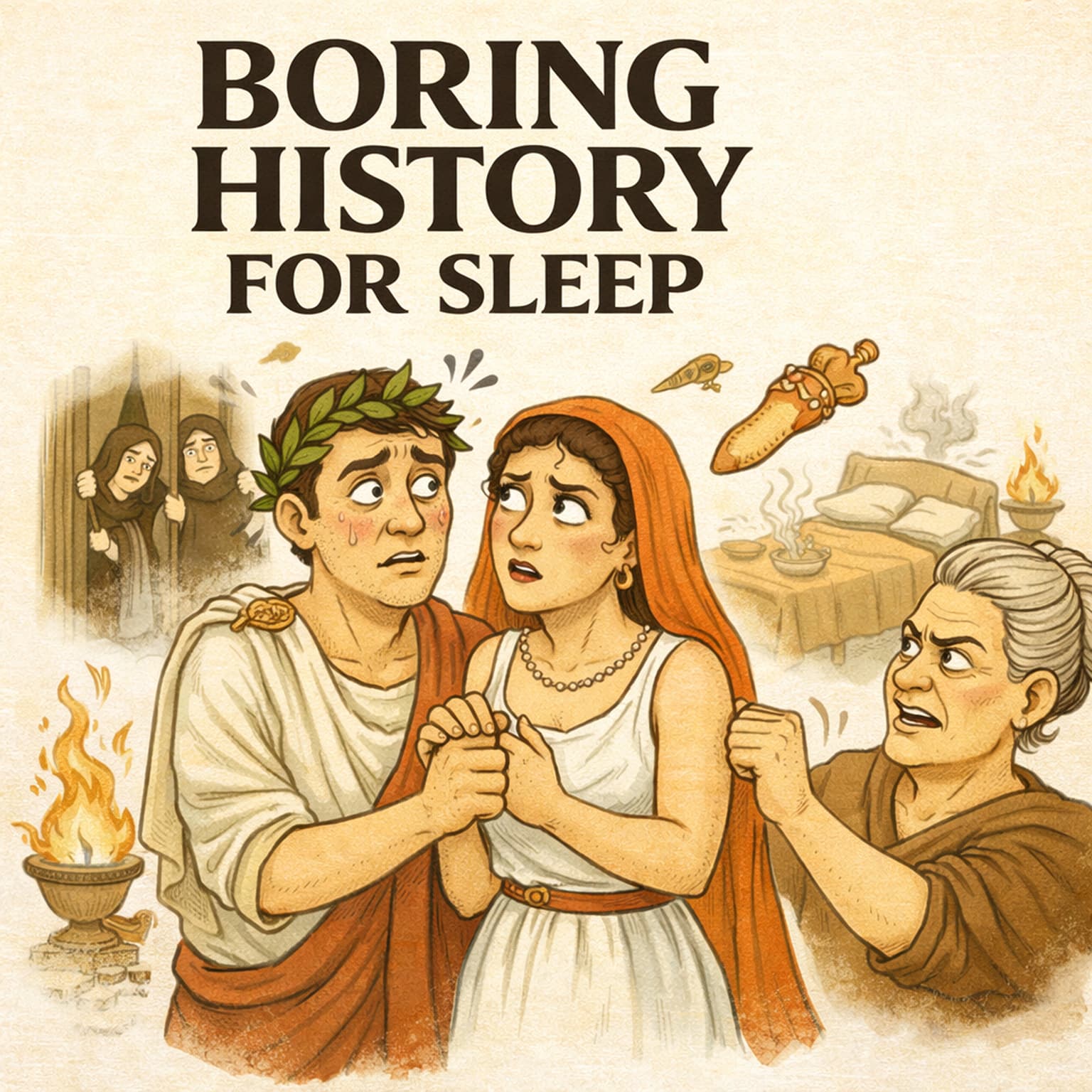 The WEIRD Wedding Night Rituals of Ancient Rome — Marriage, Tradition, and Belief 🏛️ | Boring History for Sleep artwork