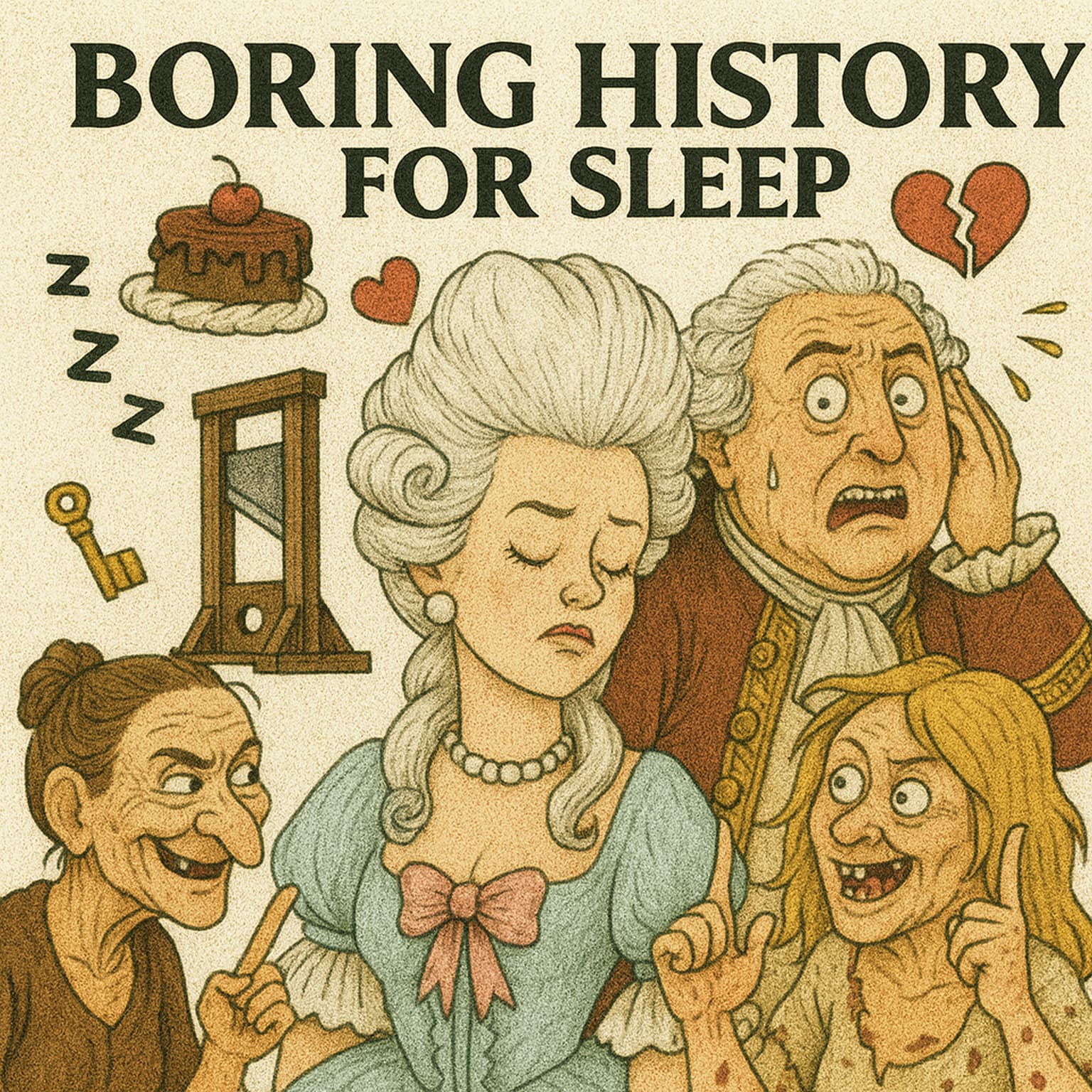 Boring History For Sleep | The Entire History of Marie Antoinette 👑🕯️ (Myth, Luxury & a Lasting Legacy) artwork