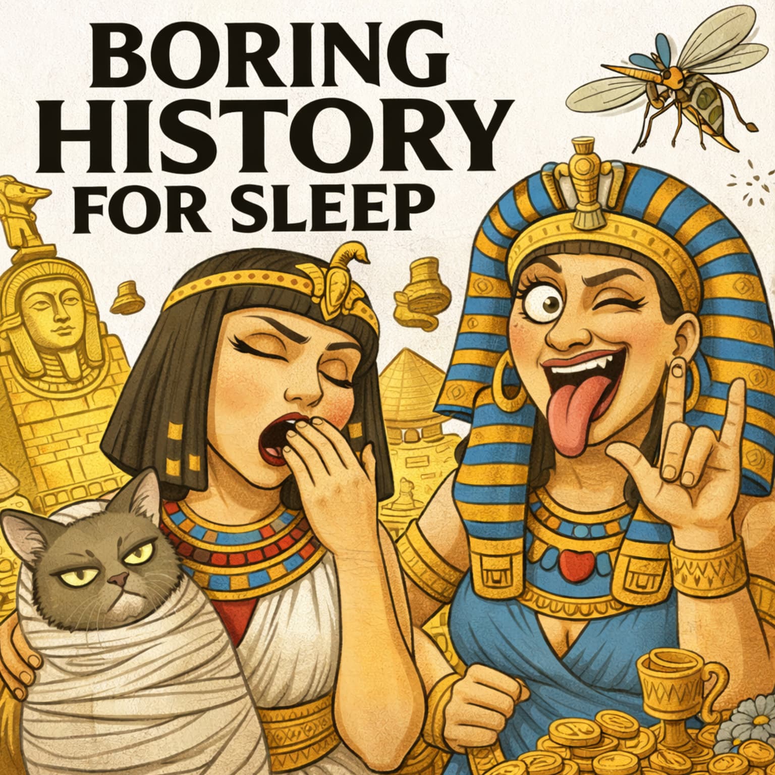 Ancient Egypt’s Lost Treasures — Cleopatra and the Queens of Power 👑 | Boring History for Sleep artwork