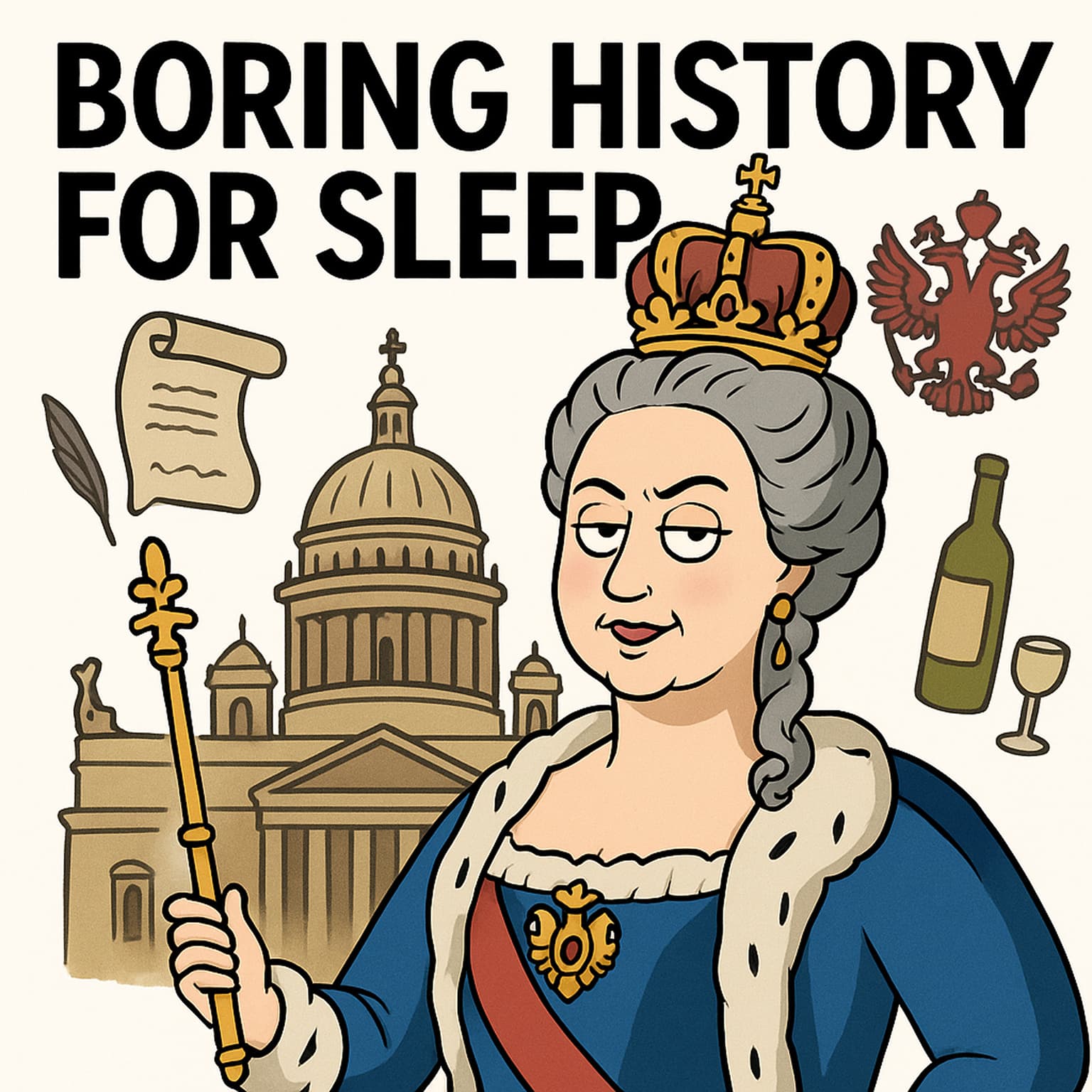 Boring History For Sleep | Catherine the Great 👑 Russia’s Most Unexpected Empress artwork