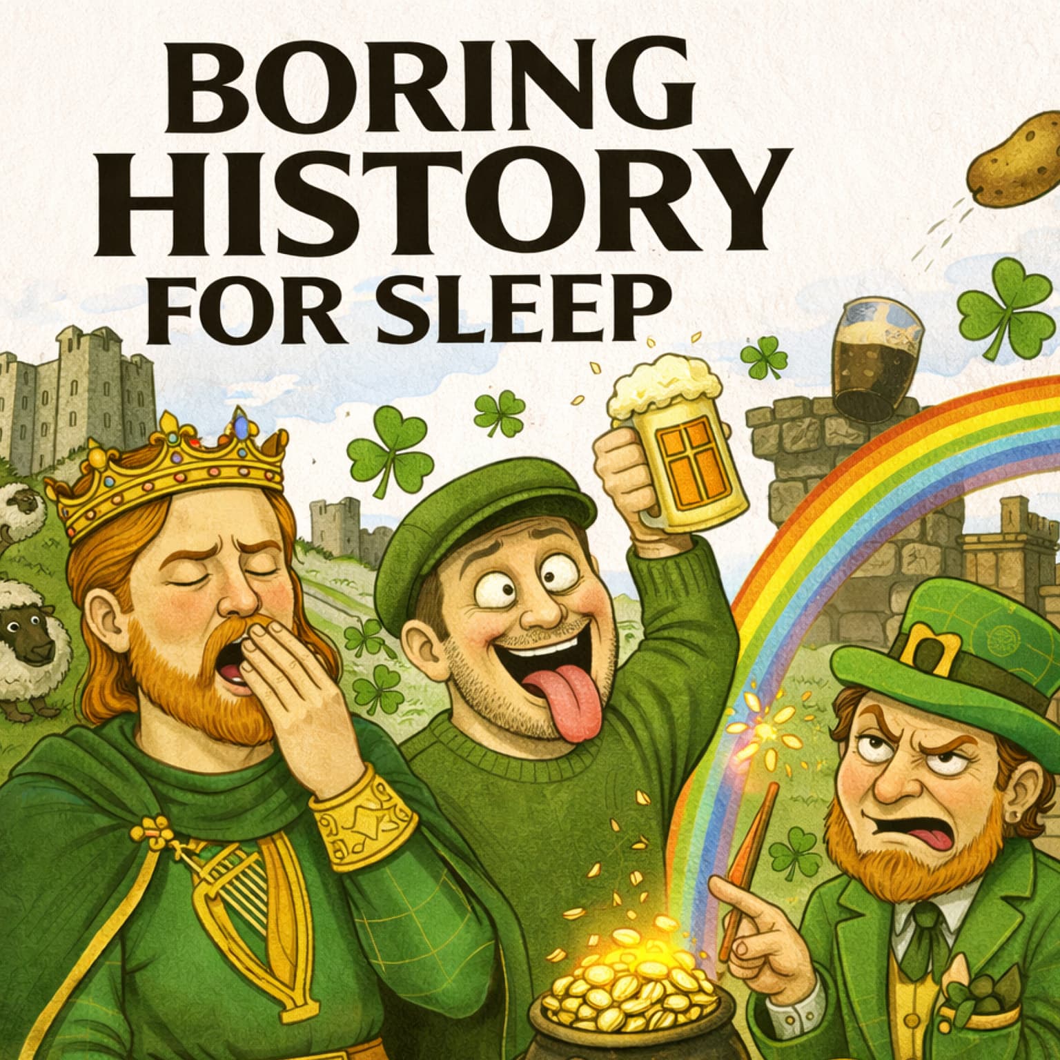 The Entire History of Ireland — A Land of Change and Memory 🍀 | Boring History for Sleep artwork