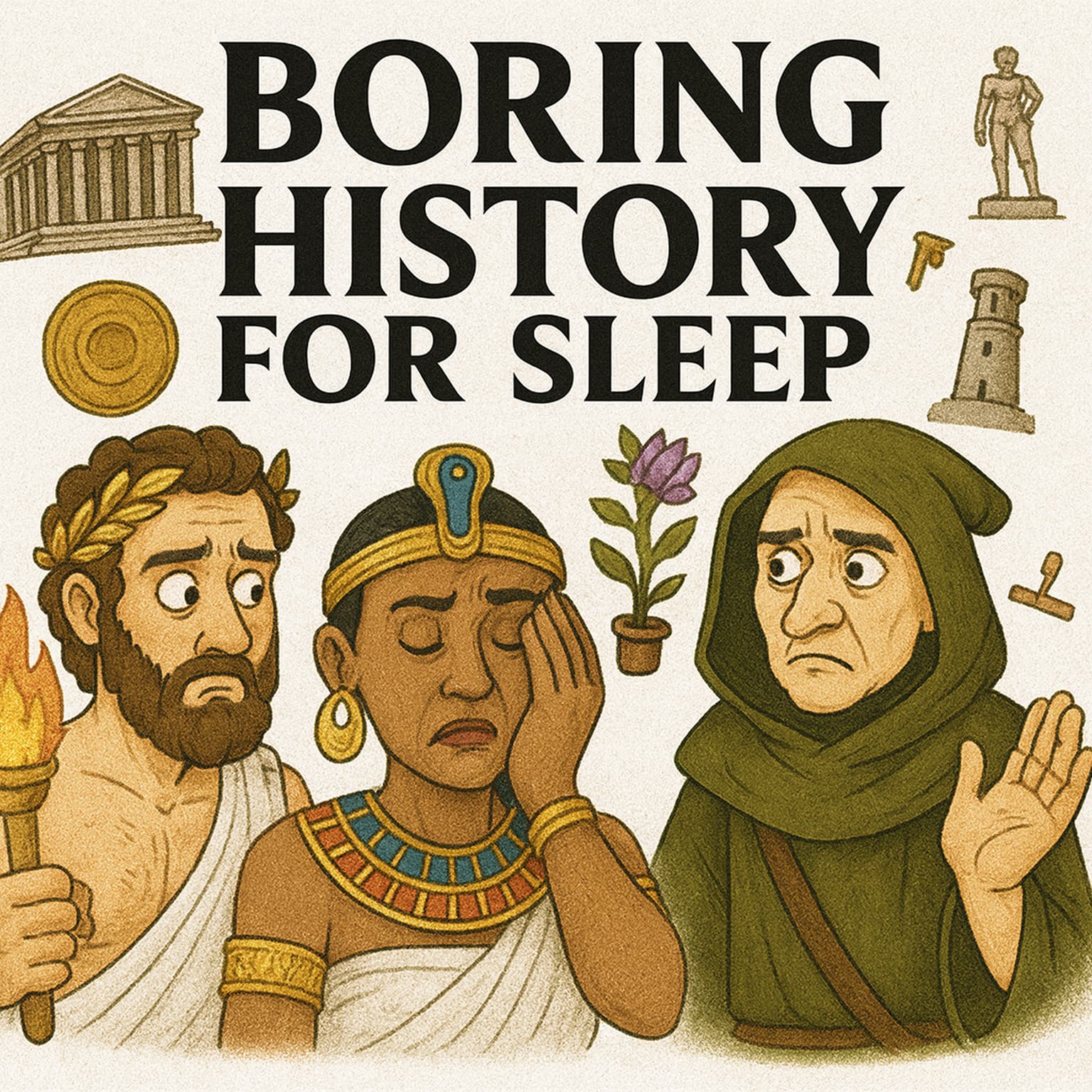 Boring History For Sleep | What Happened to the Ancient Wonders of the World? 🕯️🌍 artwork