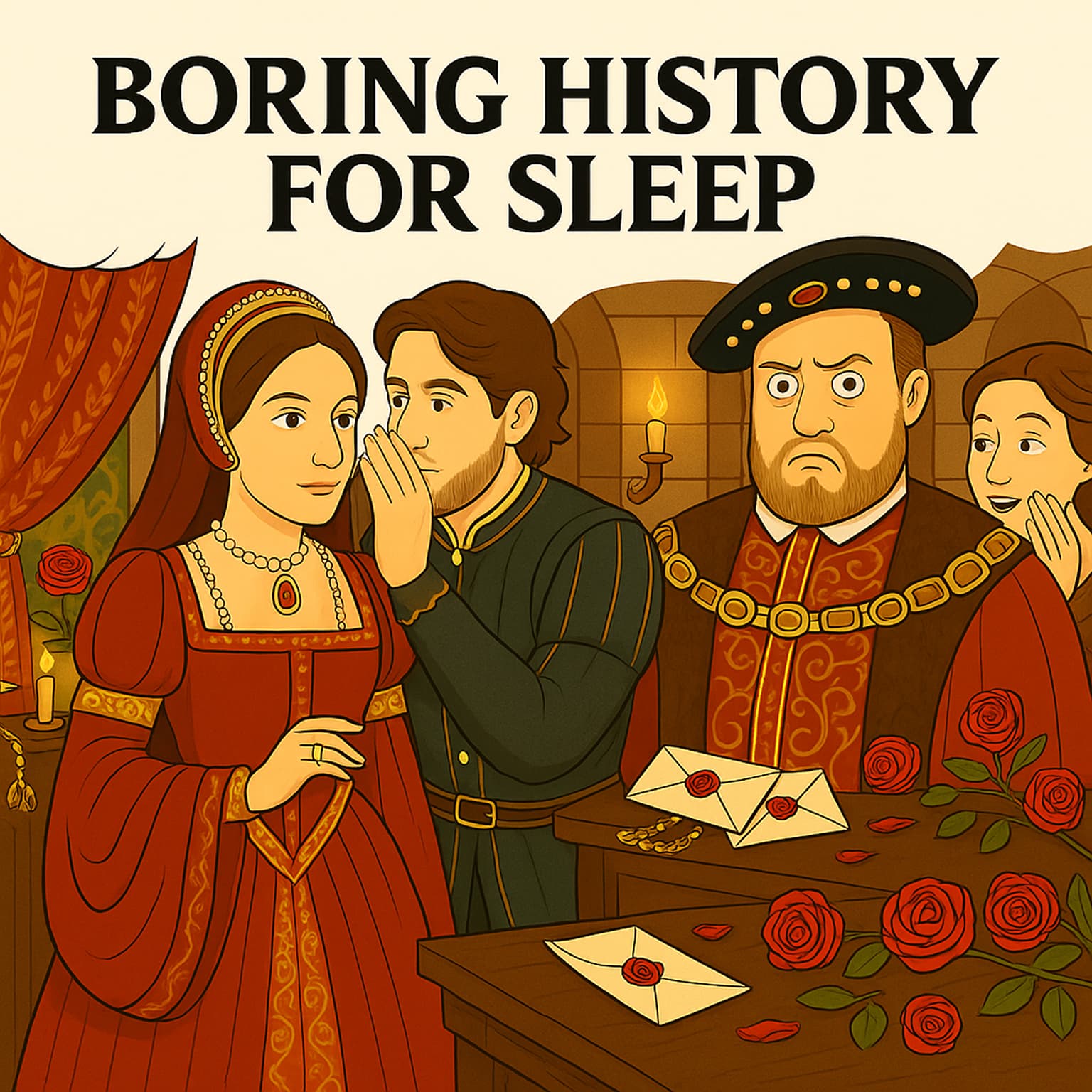 Scandalous Affairs of Tudor Queens and Their Lovers | Boring History For Sleep artwork