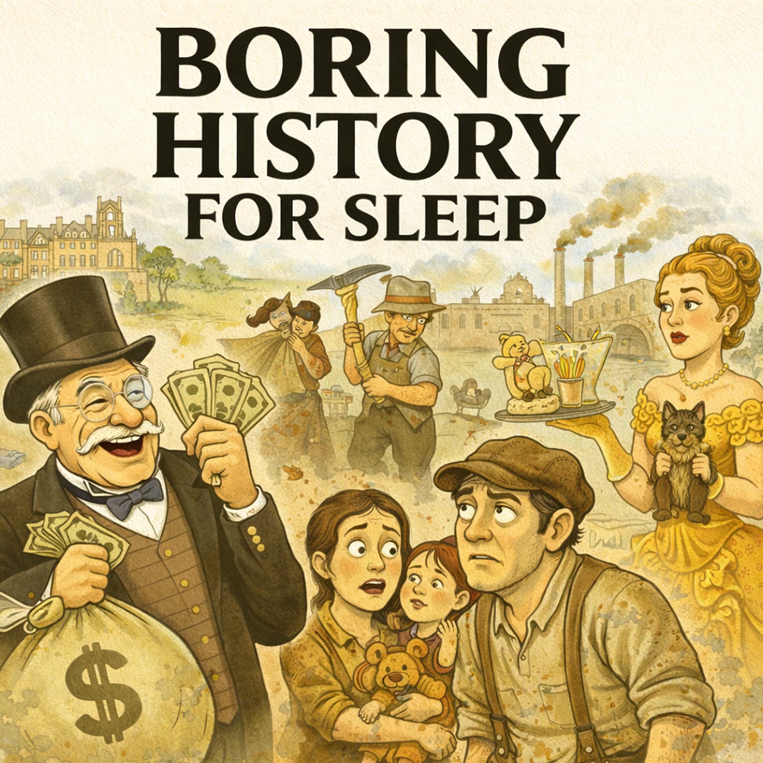 Life in the Gilded Age — 1880s America 💰 | Boring History for Sleep artwork