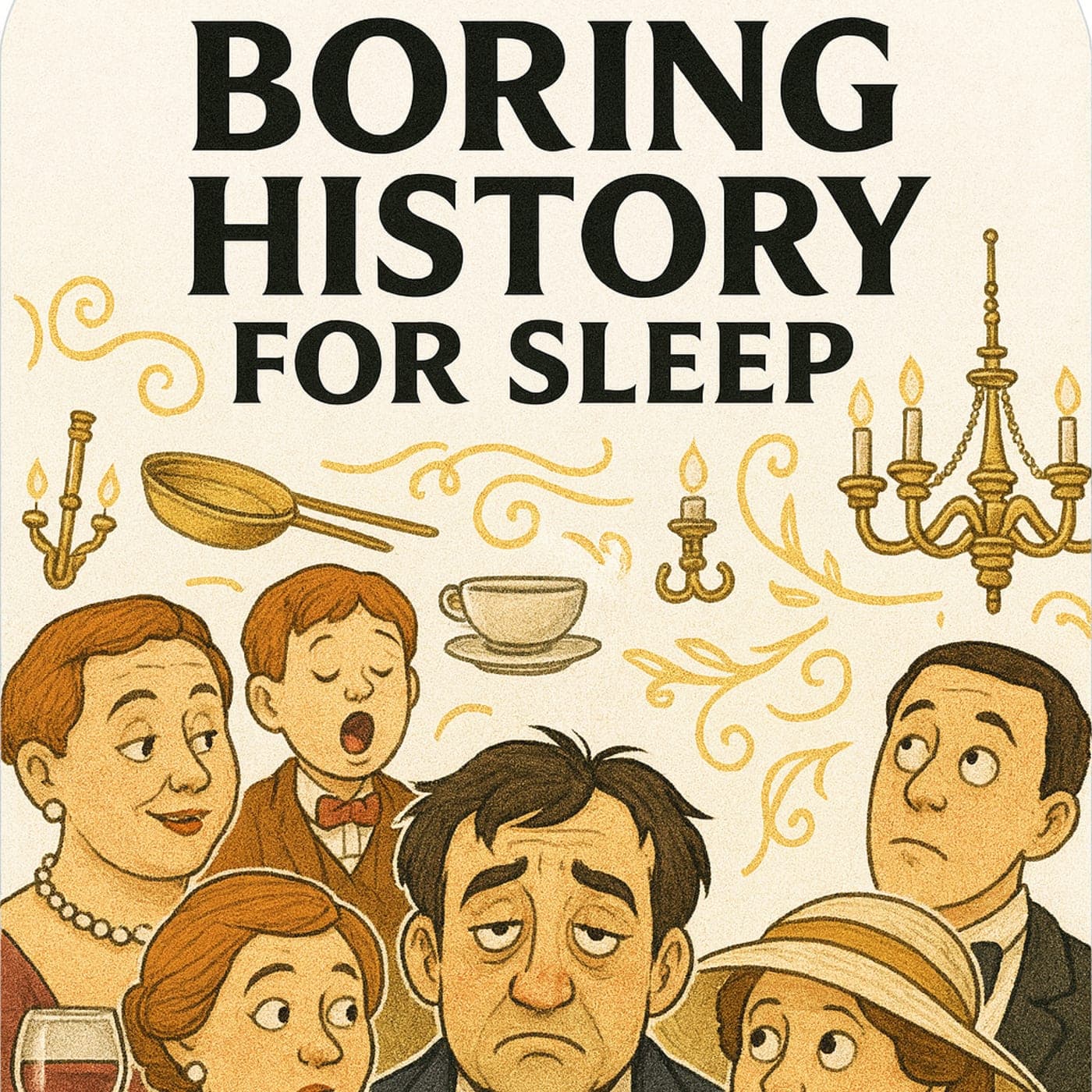 Boring History For Sleep | Titanic First Class: Glamour, Wealth & the Final Night 🌙✨ artwork