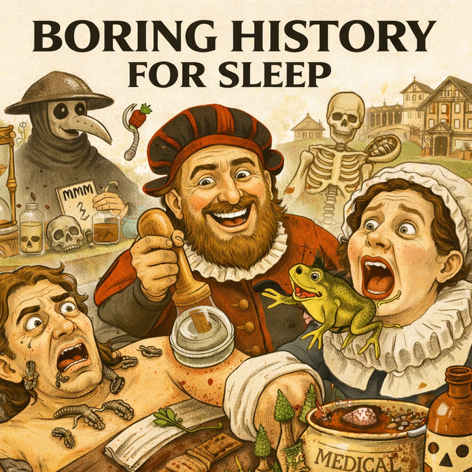 The True Terrors of Tudor Medicine — Hidden Killers and Dangerous Cures ⚕️ | Boring History for Slee artwork