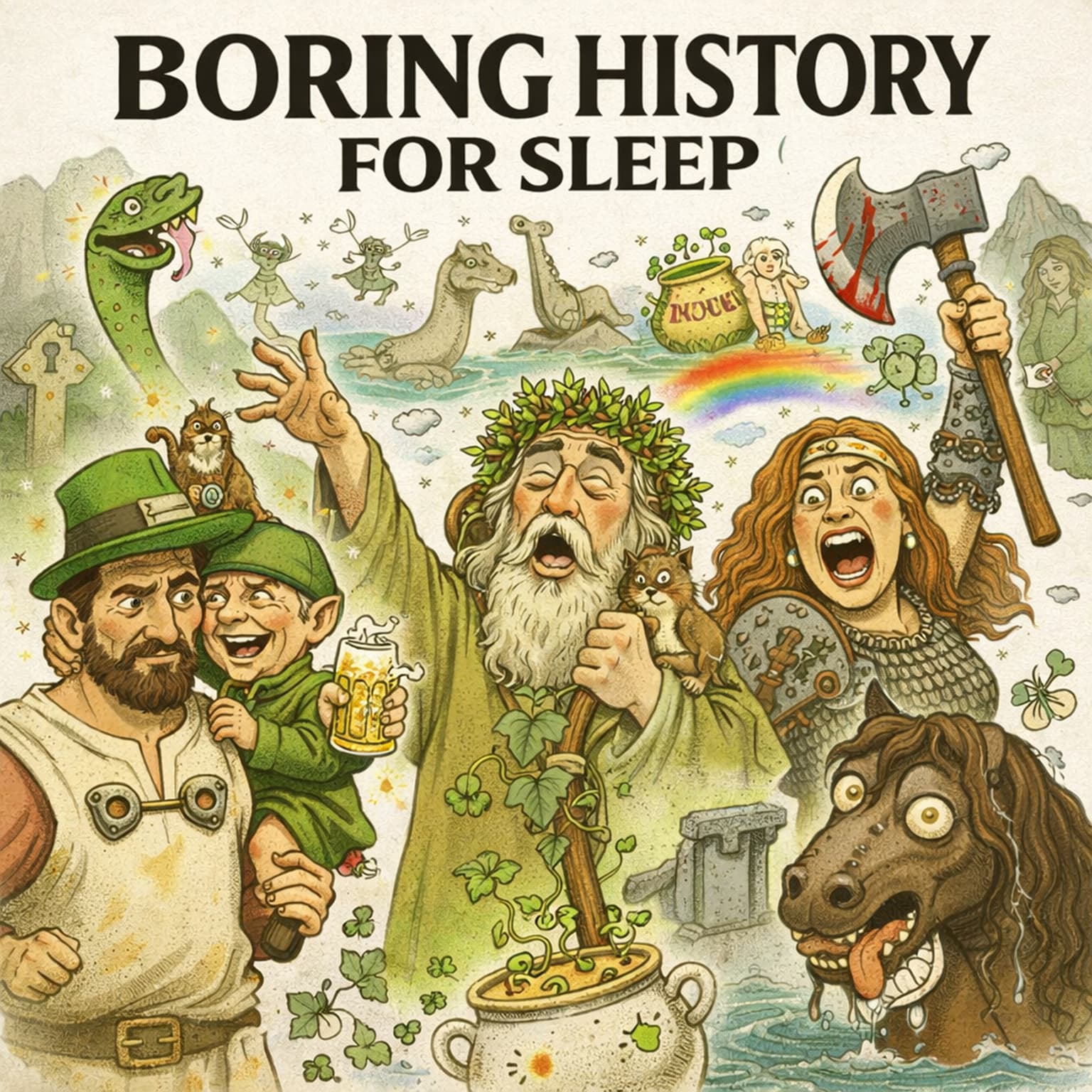 The Most Famous Celtic Myths & Legends 🍀 | Boring History for Sleep artwork