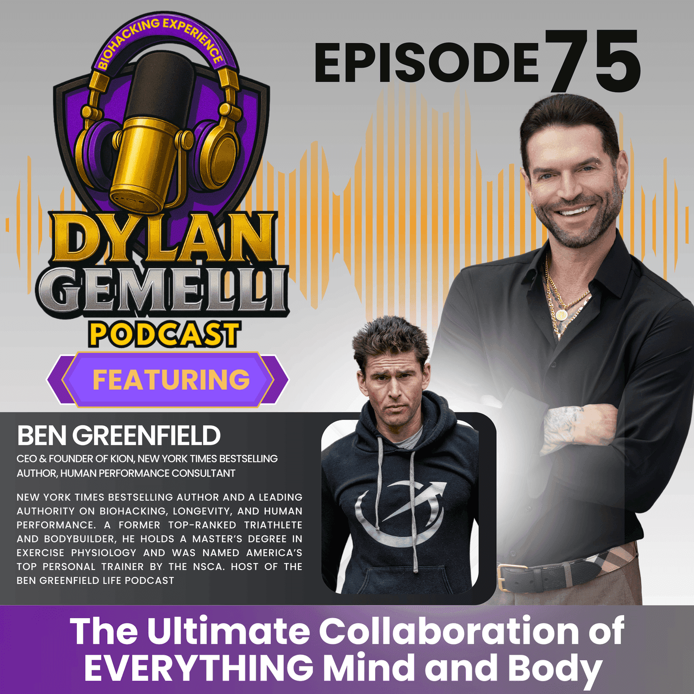 Episode #75 CHRISTMAS SPECIAL Featuring BEN GREENFIELD!! EVERYTHING and ANYTHING Mind and Body!! THE ULTIMATE Health and Wellness Interview! artwork