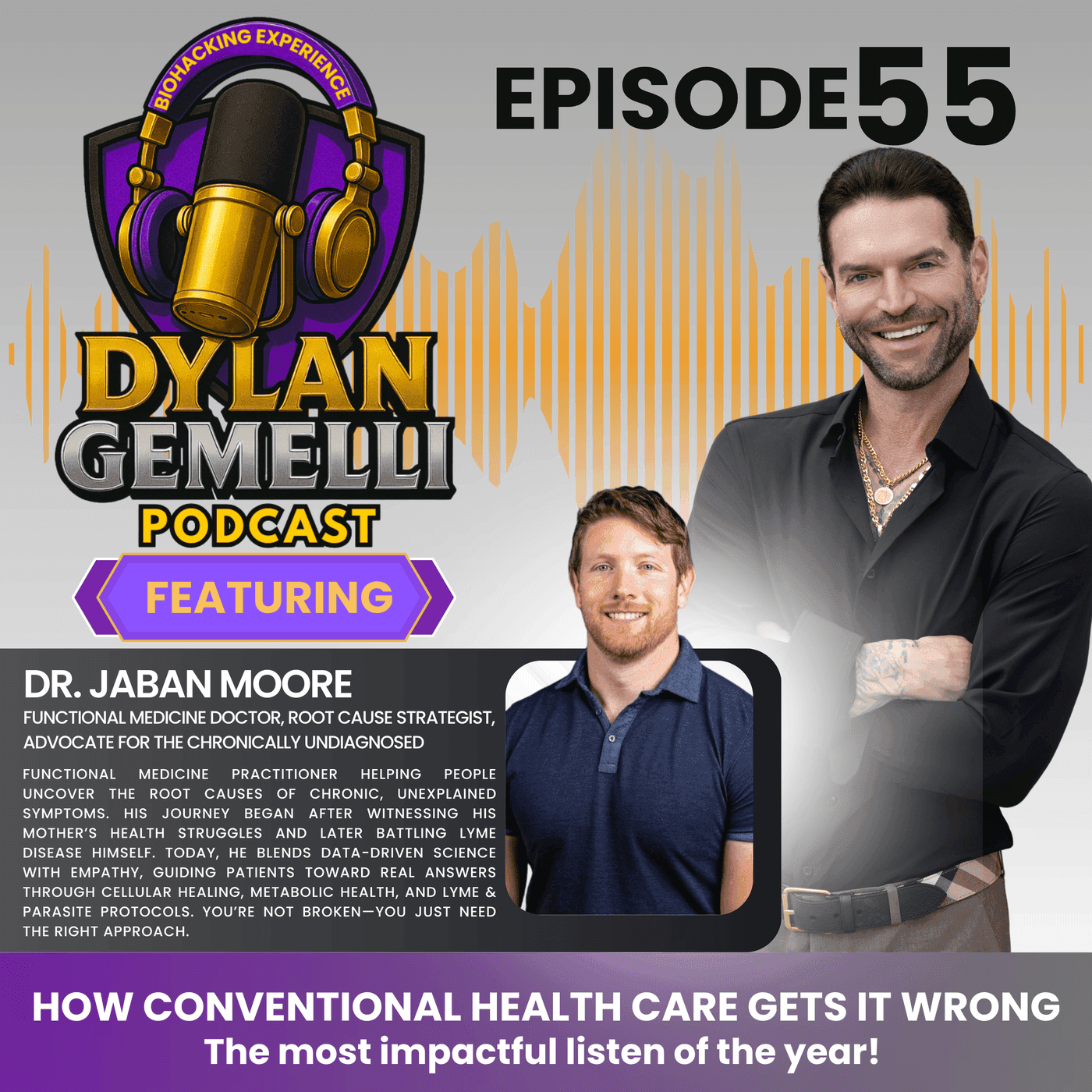 Episode #55 Featuring Dr. Jaban Moore! HOW CONVENTIONAL HEALTH CARE GETS IT WRONG! The Neurotoxic Loop, Complex Chronic Illness, EXPOSING WATER QUALITY and CONTAMINANTS, Dangers of Mold, and more! artwork