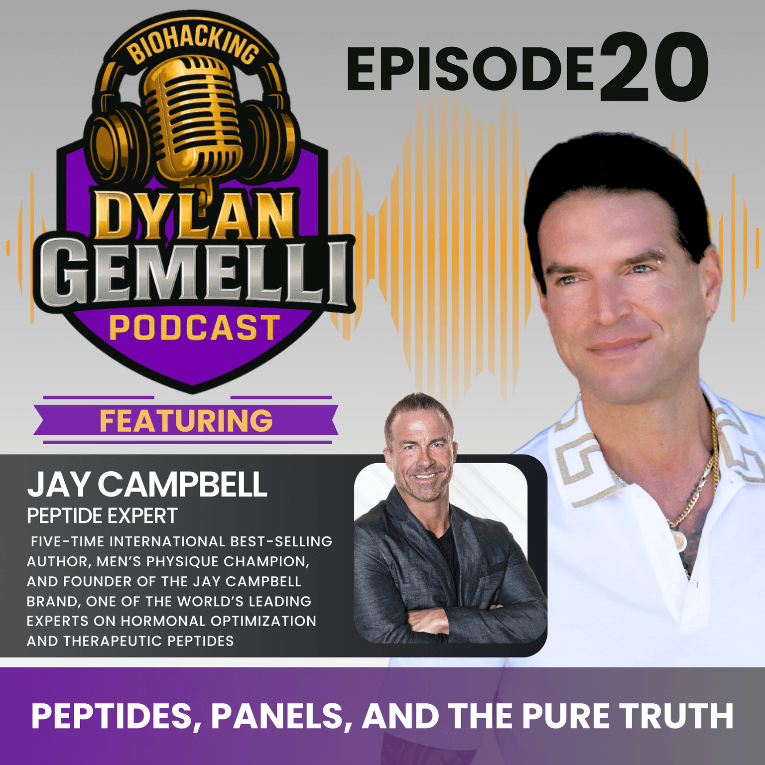Episode #20 AN EPIC Featuring Peptide Expert Jay Campbell! EXPLICIT! THE TRUTH BOMB EPISODE! Evolution of peptides, GLP-1 FACTS, Battling misinform... artwork