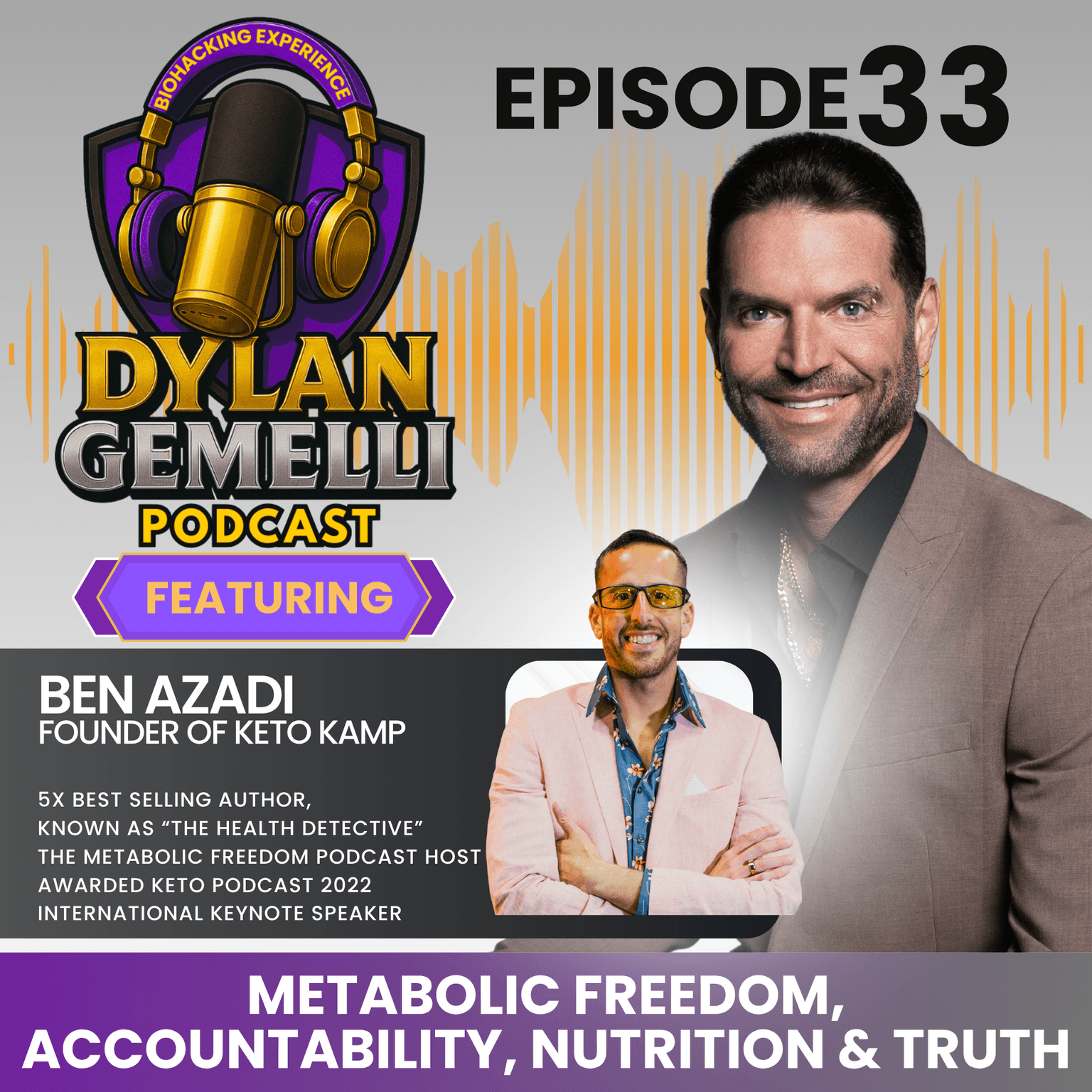 Episode #33 Featuring Ben Azadi!! THE METABOLIC FREEDOM EPISODE! The importance and role of fats, intermittent fasting, the great oatmeal debate, met... artwork
