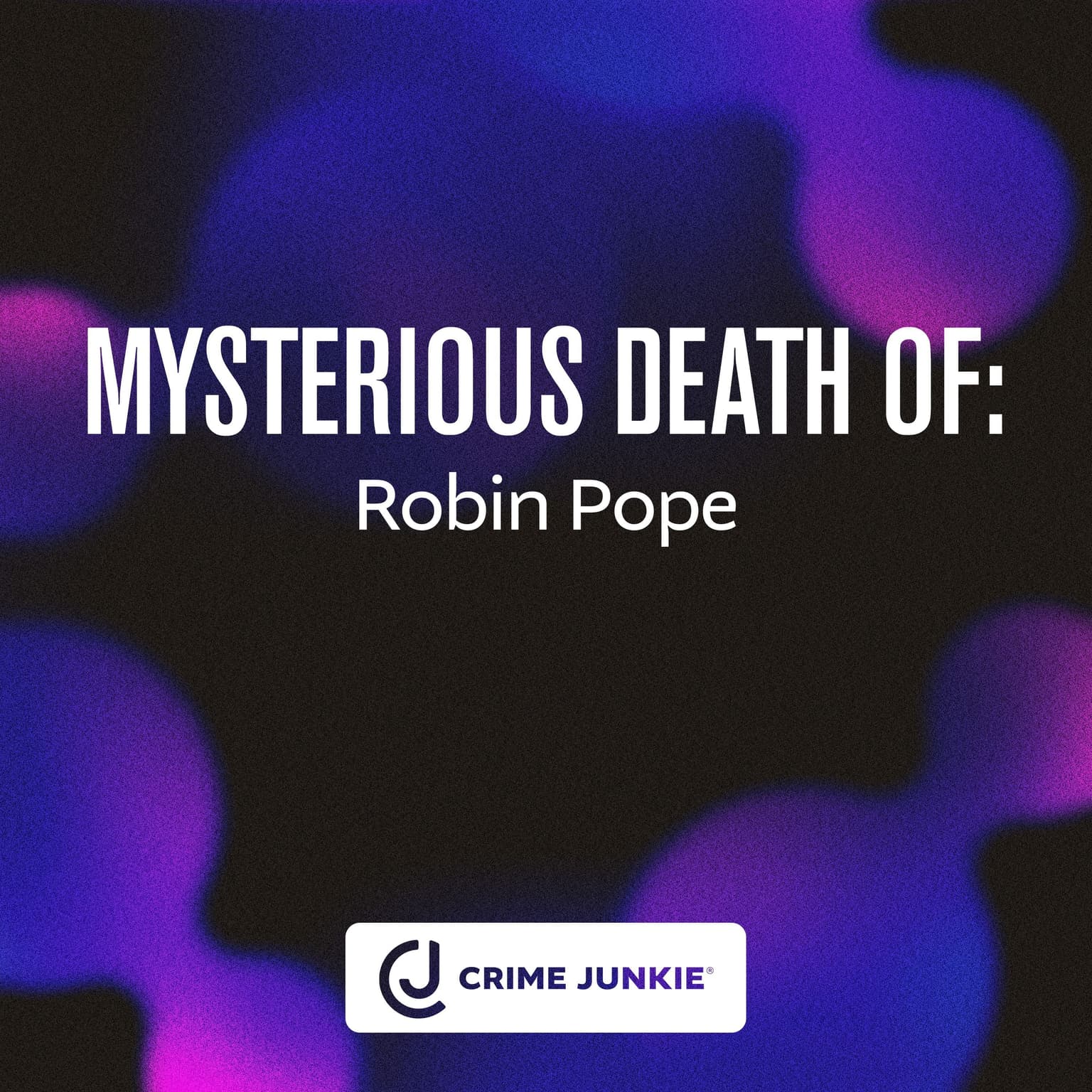 MYSTERIOUS DEATH OF: Robin Pope artwork