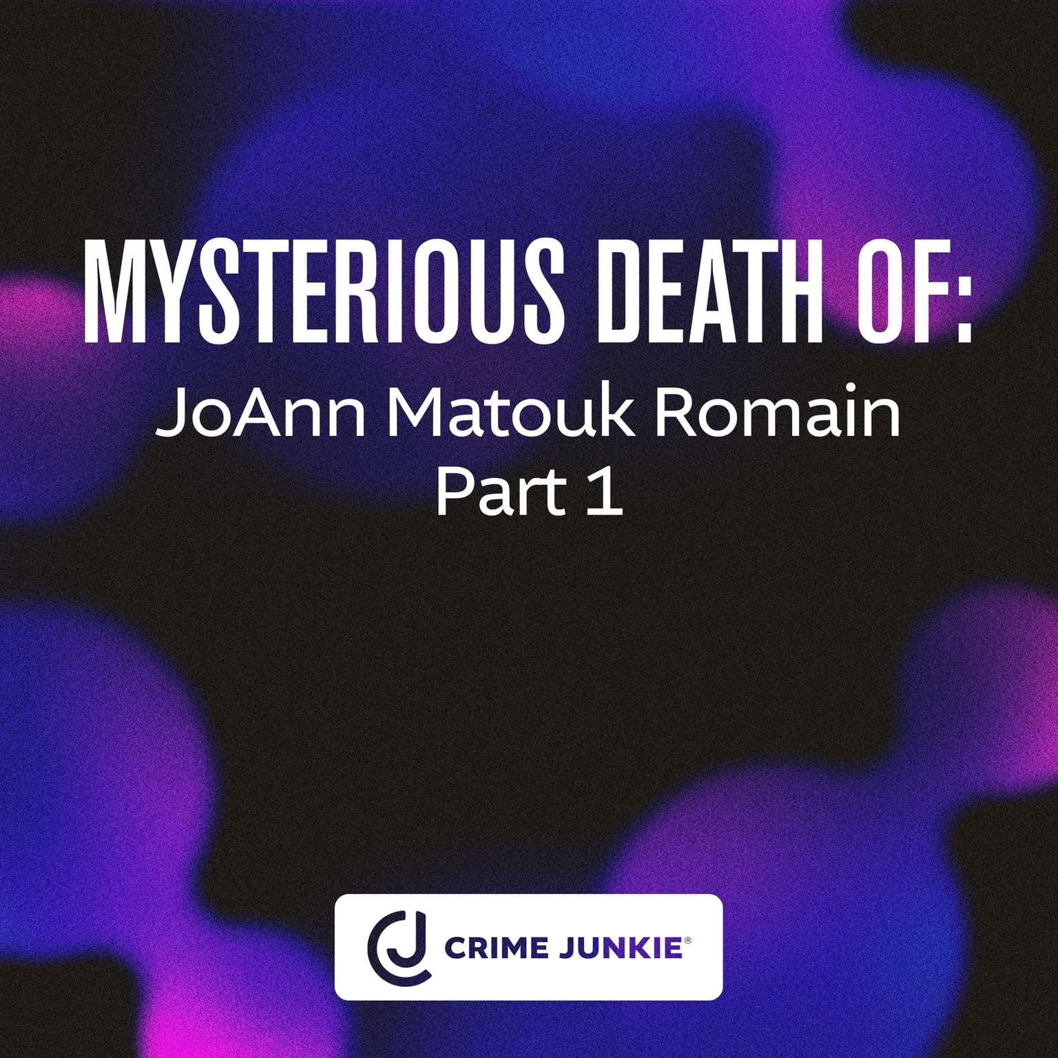 MYSTERIOUS DEATH OF: JoAnn Matouk Romain Part 1 artwork