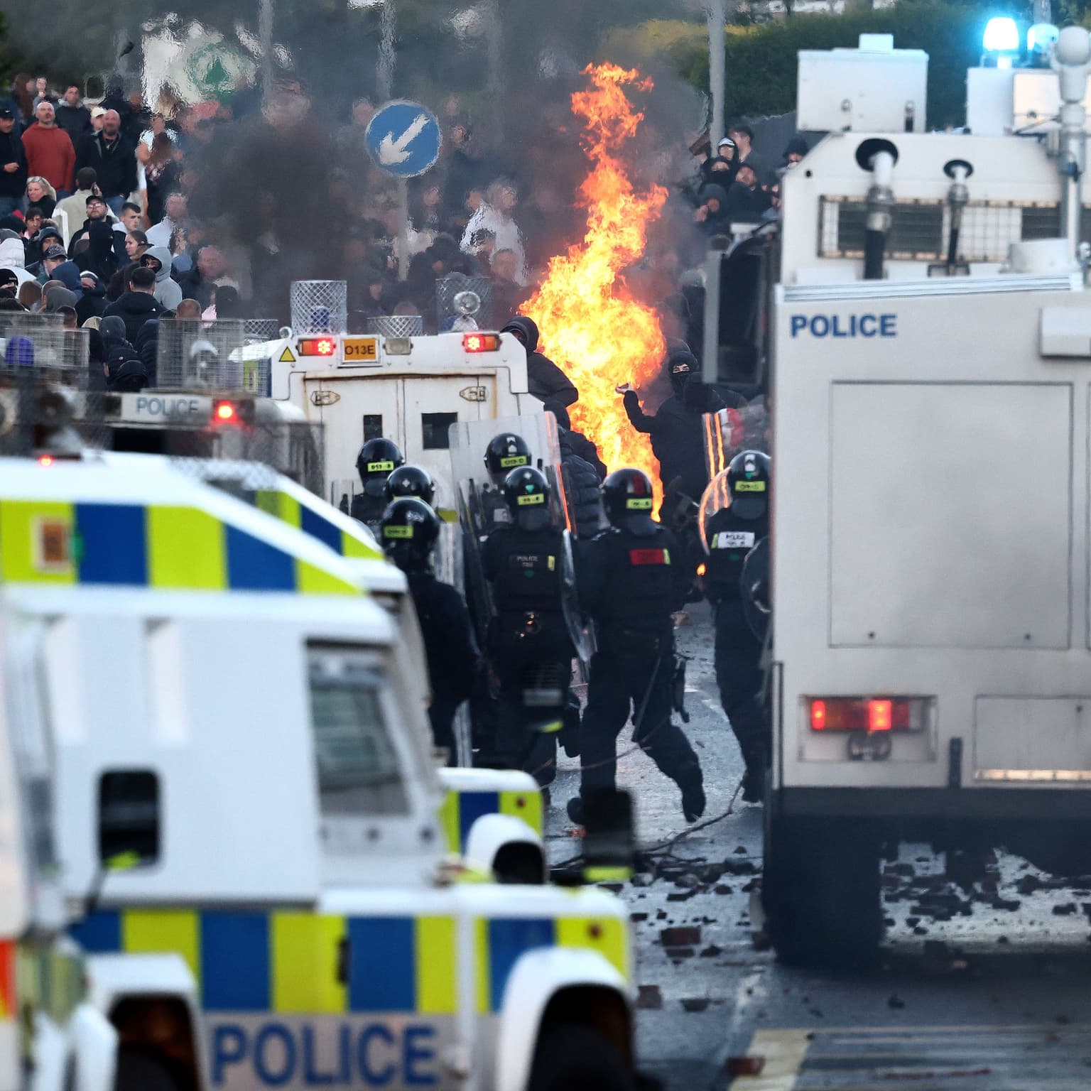 The UK’s Violent Riots Were Stoked by Elon Musk and a Global Far-Right Network artwork
