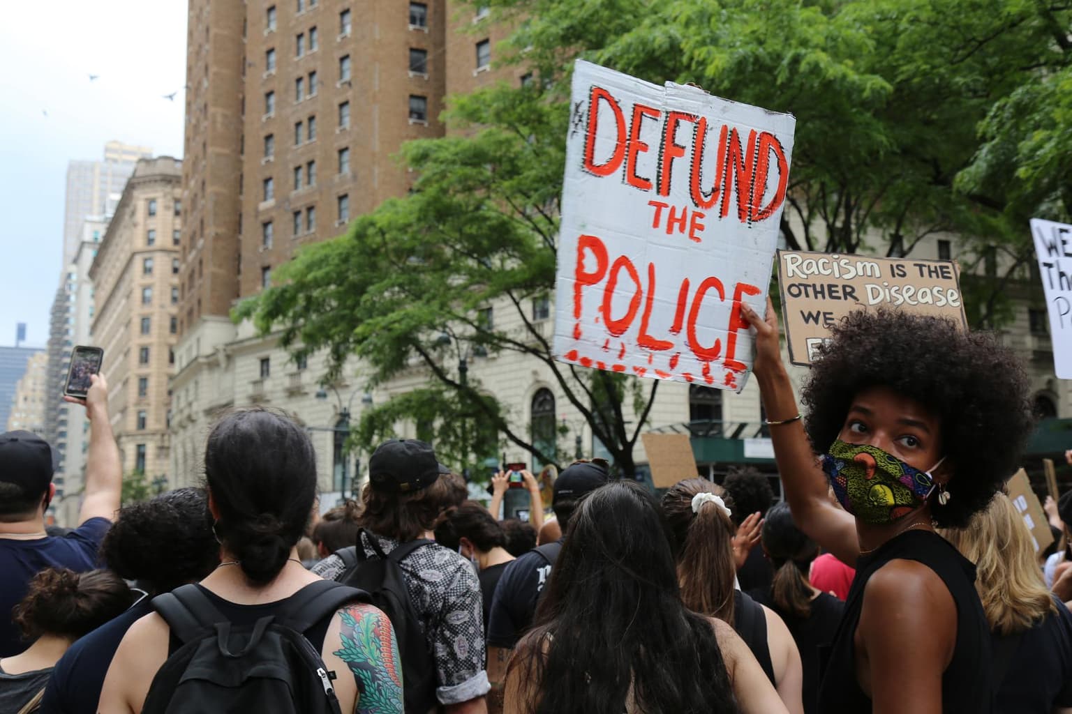 "Defund the Police" revisited artwork
