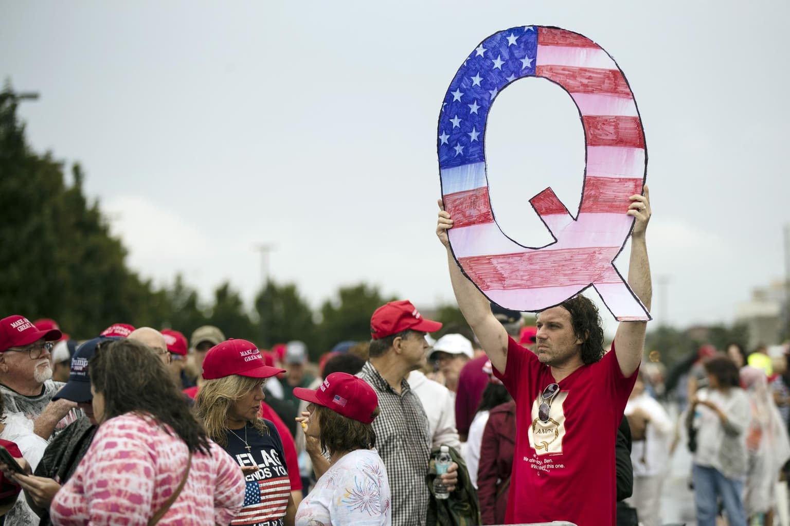With #SaveTheChildren Rallies, QAnon Sneaks Into The Offline World artwork