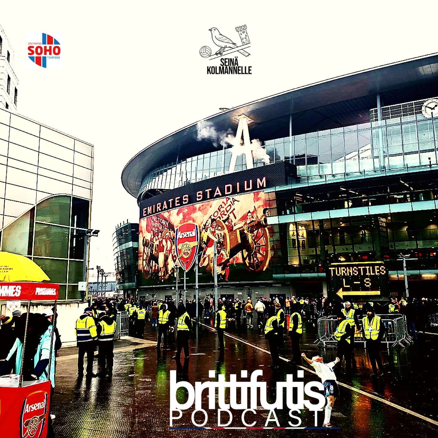Brittifutispodcast: Reportaasi Emiratesilta - managerituttuja takaisin artwork