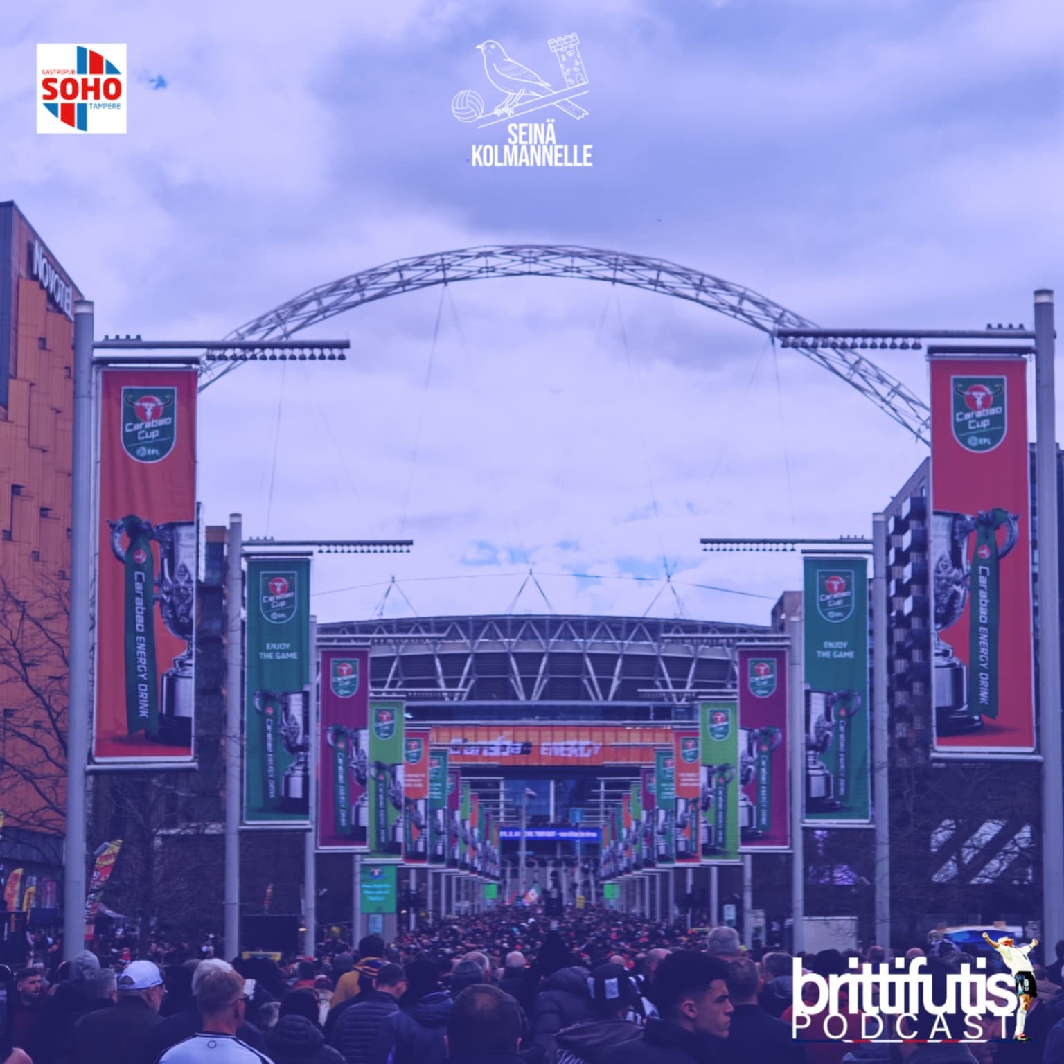 Brittifutispodcast: Newcastlen Wembley-voitto artwork